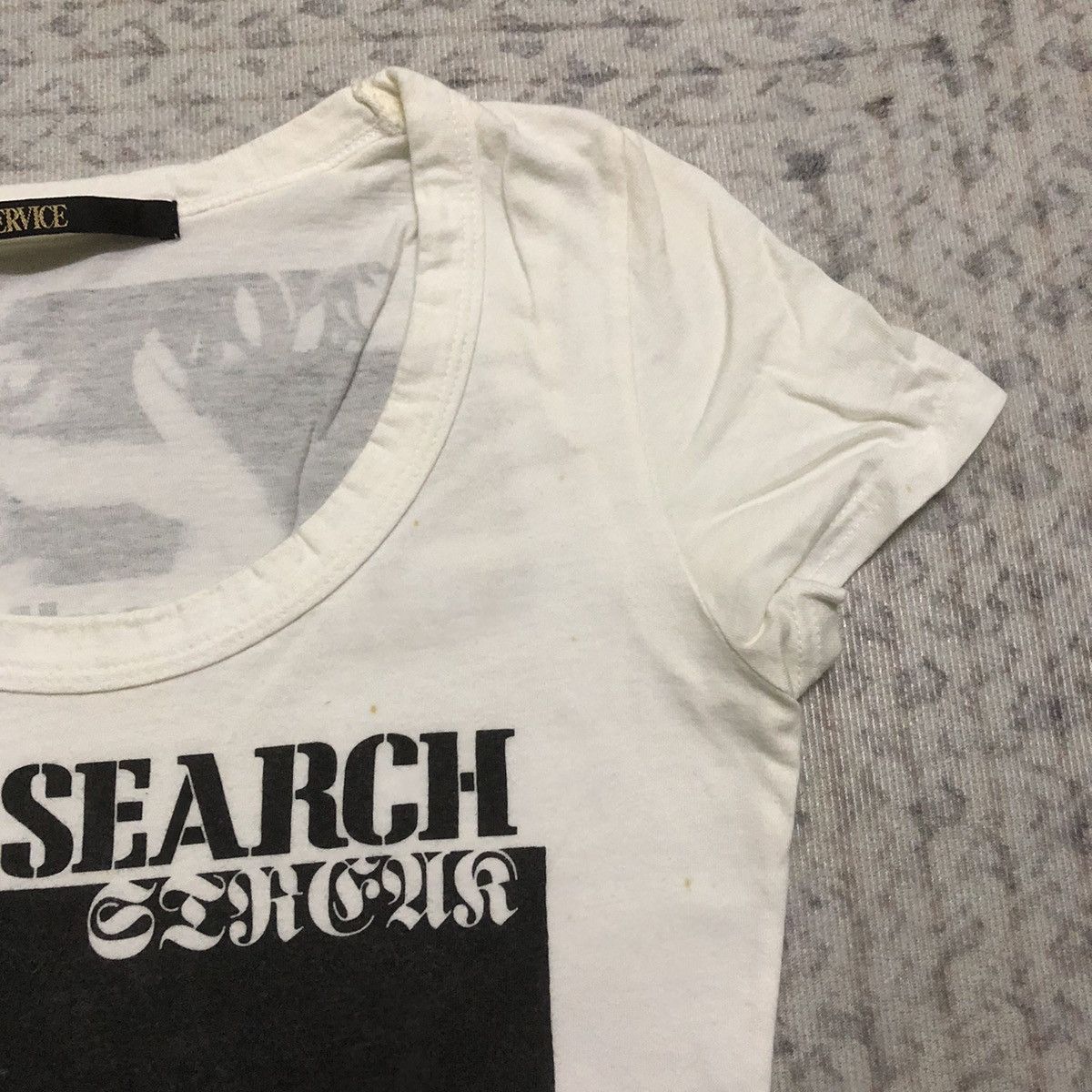 14th Addiction Rare Distressed Lip Service ‘Vain Search’ Seditionaries Tees Size US XXS / EU 40 - 10 Thumbnail