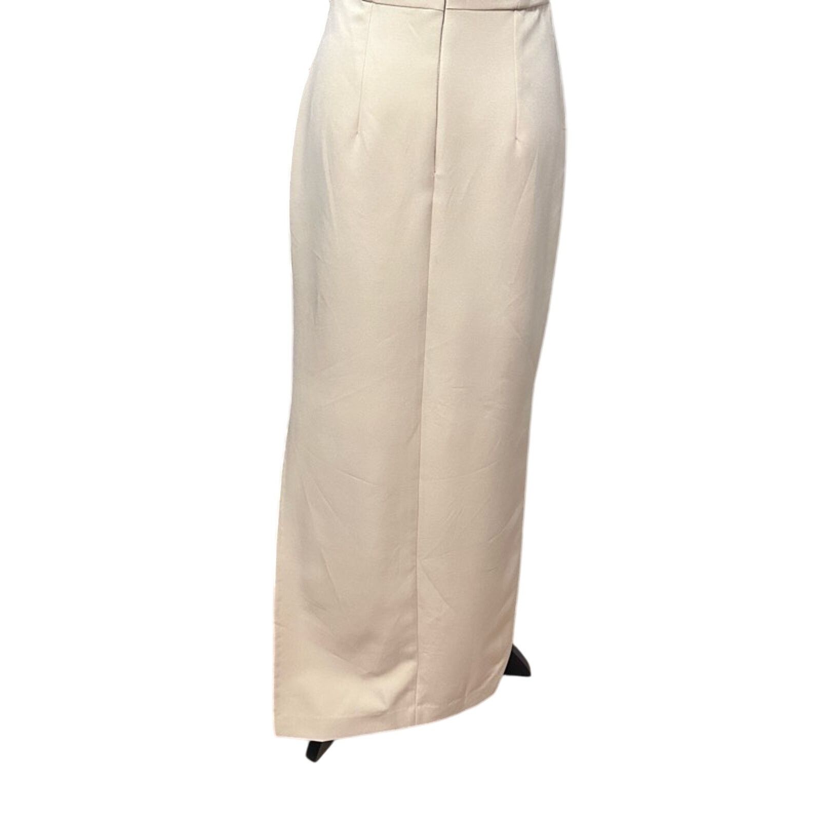 Other JS Collections Sheath Maxi Dress Beaded Beige Women's 4 Size S / US 4 / IT 40 - 8 Thumbnail