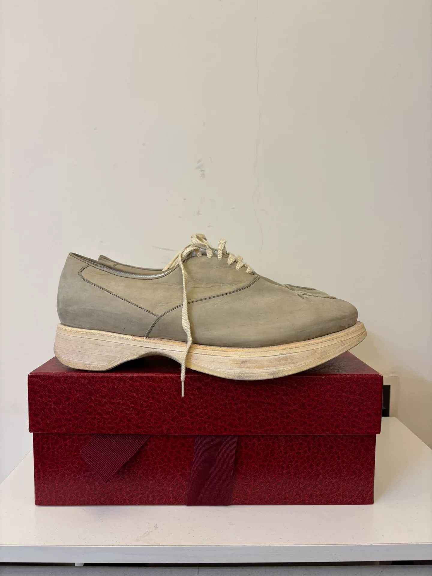 Other Le Yucca's Distressed Thick Sole Leather Shoes Size US 10 / EU 43 - 1 Thumbnail