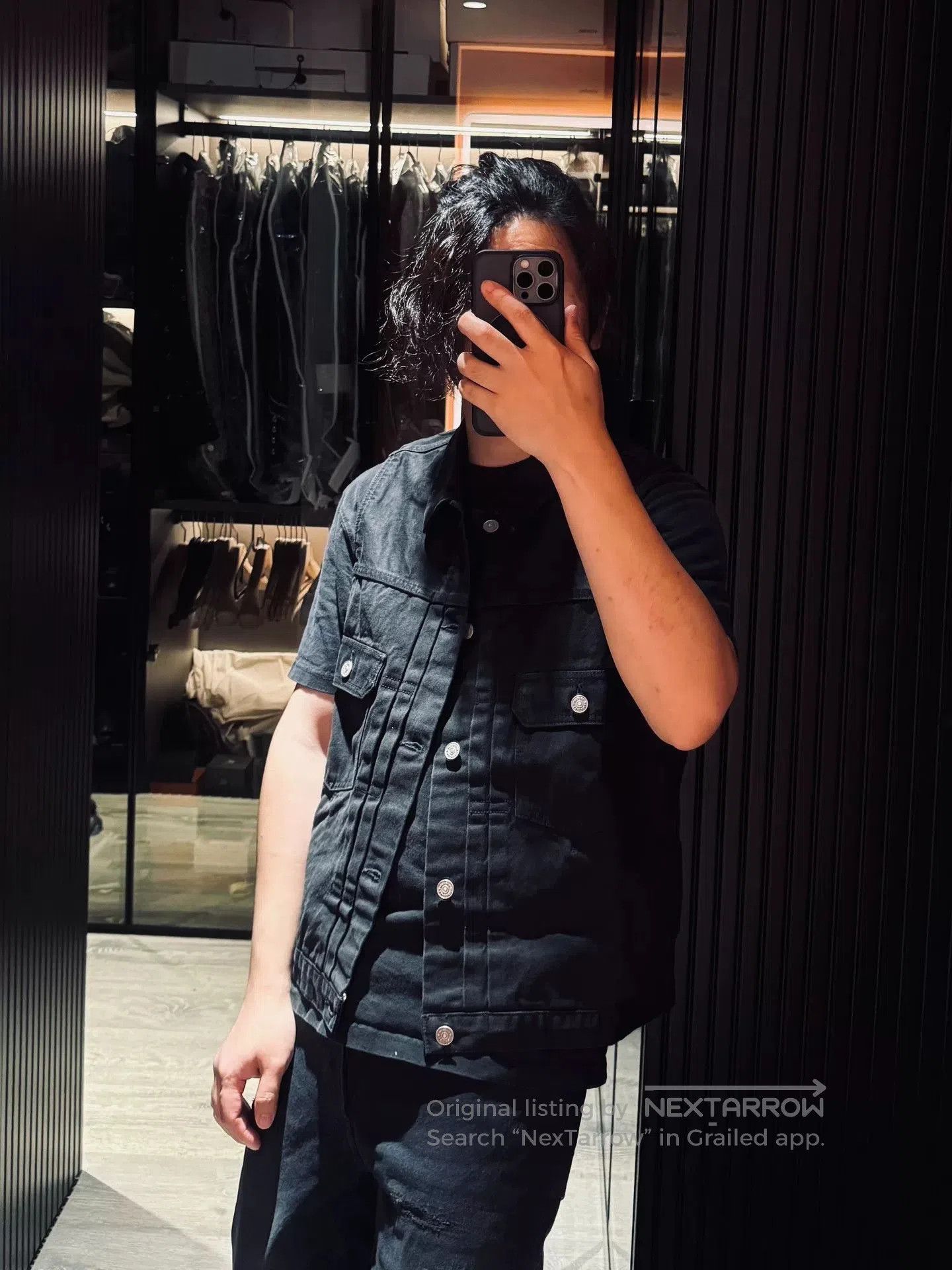 Visvim black denim vest by visvim ict 101. Size US M / EU 48-50 / 2 - 8 Thumbnail
