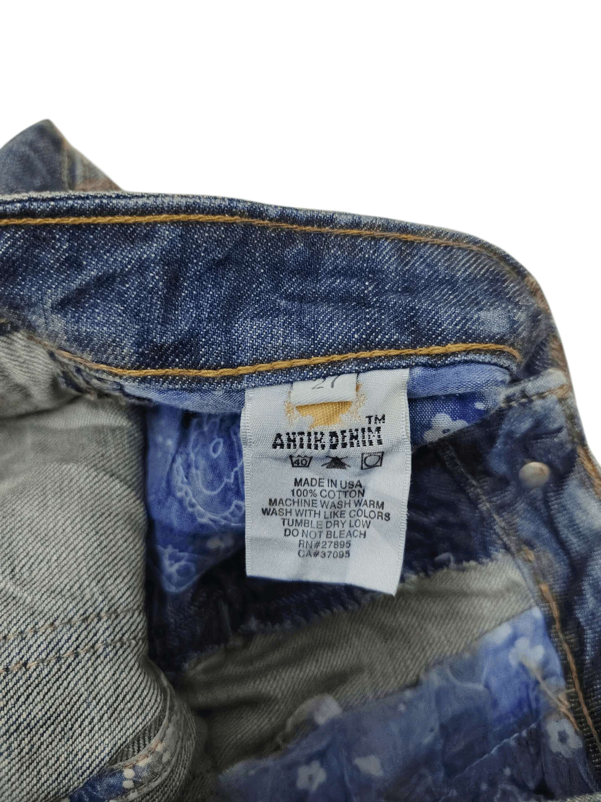 Antik Denim Vintage Y2K Antik Denim Embroidered Tiger & Dragon Flare Size US 30 / EU 46 - 13 Thumbnail