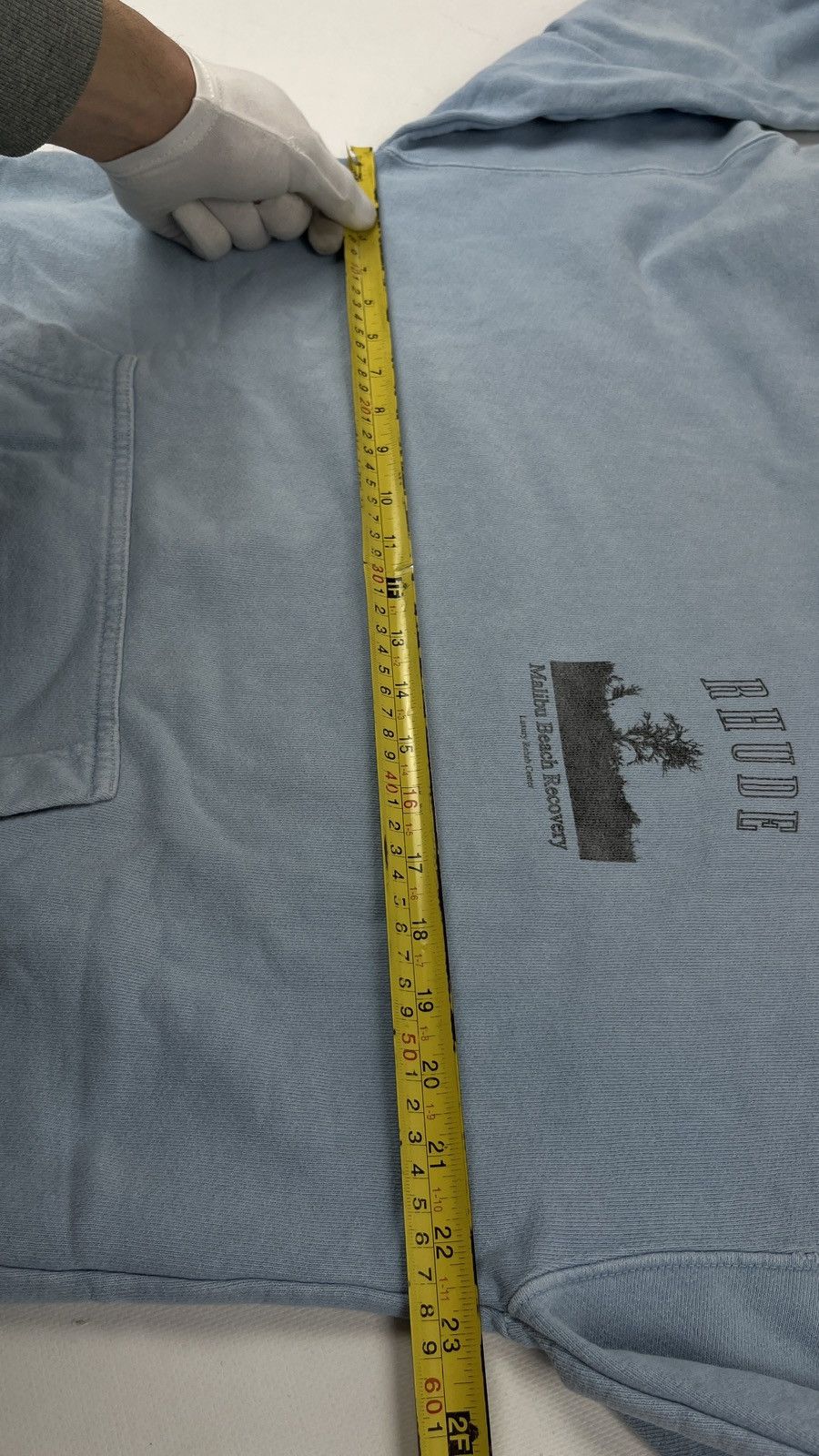 Rhude Rhude Oversized Washed Blue Hoodie Size US S / EU 44-46 / 1 - 11 Thumbnail