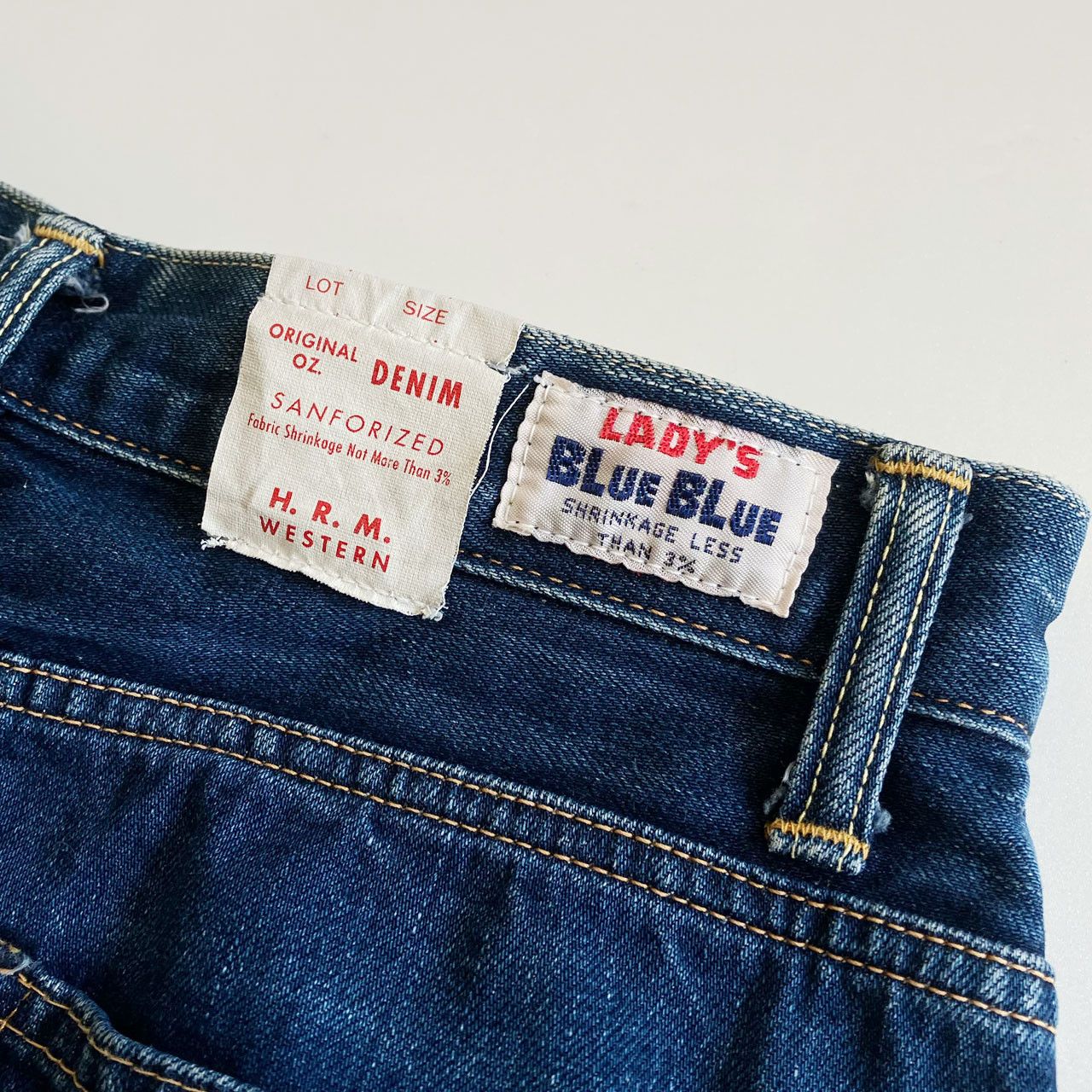Blue Blue Japan BLUE BLUE Japanese Indigo Denim Jeans Oni-Hige H.R.M Size 27" / US 4 / IT 40 - 3 Thumbnail