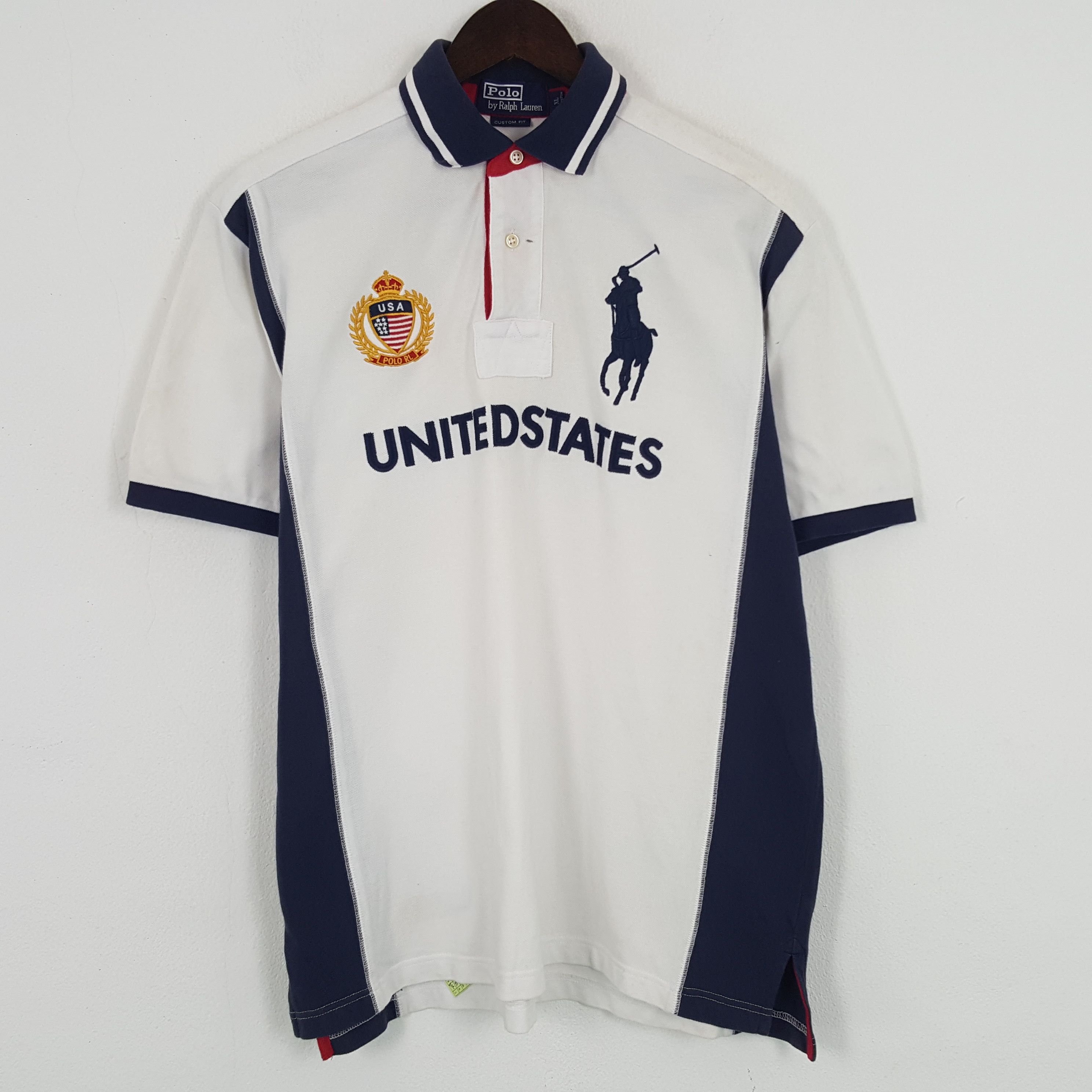 Polo Ralph Lauren × Vintage Vintage Polo Ralph Lauren United State Polos Shirt Size US XL / EU 56 / 4 - 1 Thumbnail