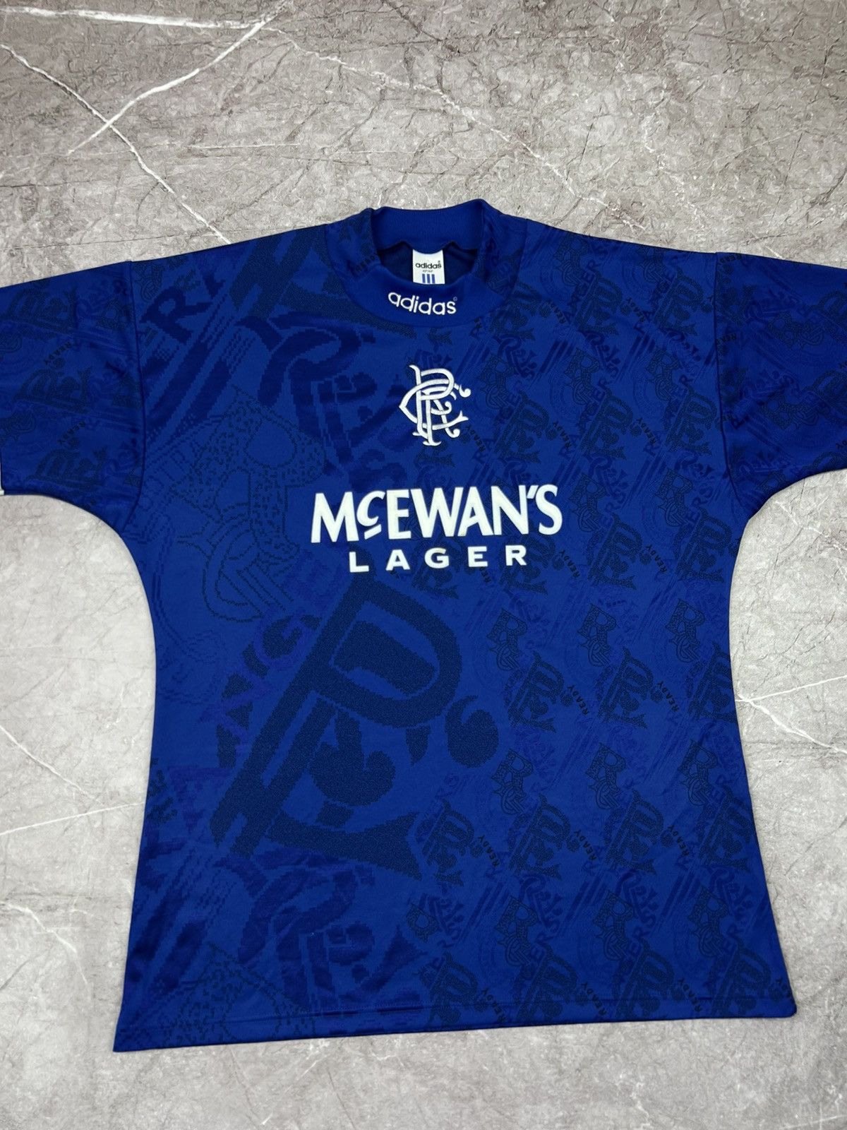 Adidas Vintage Adidas Rangers 1994-96 Home Jersey Size Xl Size US XL / EU 56 / 4 - 3 Thumbnail