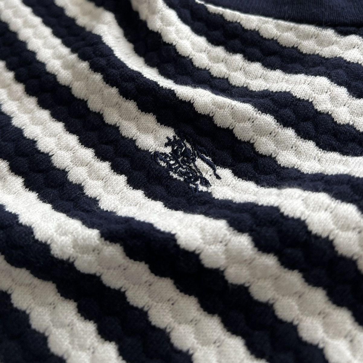 Burberry BURBERRY COTTON KNITTED STRIPE T-SHIRT Size M / US 6-8 / IT 42-44 - 5 Thumbnail