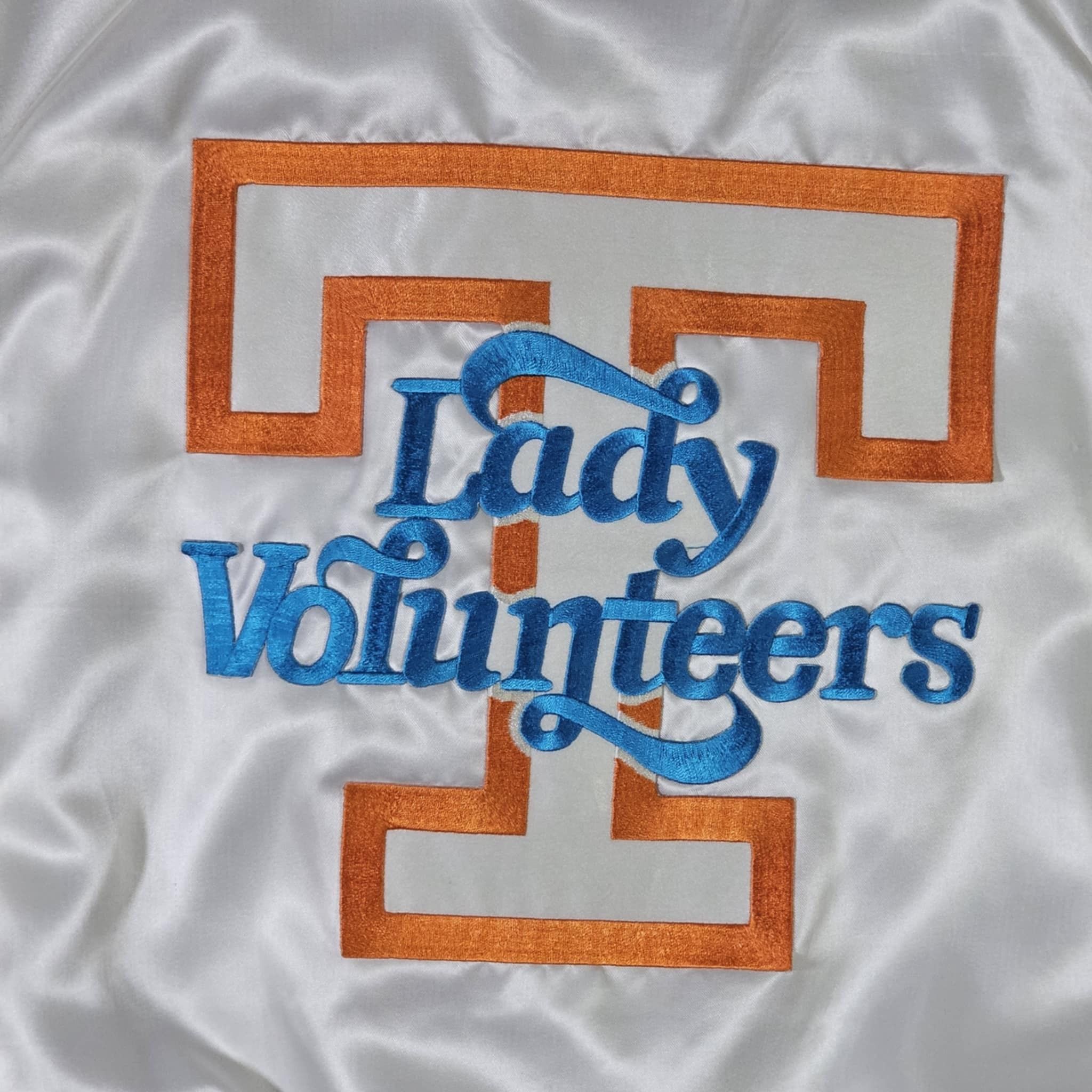 NCAA × Vintage Tennessee Lady Volunteers Vintage 80s Satin Bomber Jacket Size US XL / EU 56 / 4 - 6 Thumbnail