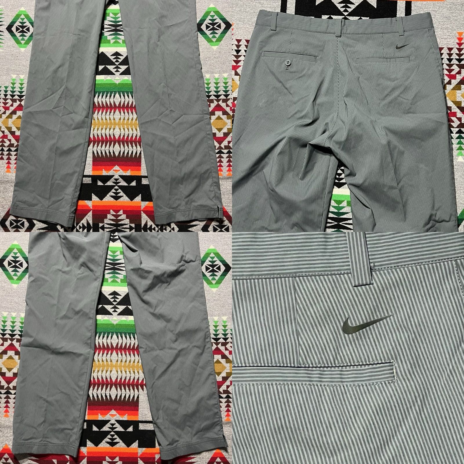 Nike Nike Golf Pants Mens 34x34 Gray Tour Performance Dri-Fit Stretch B4 Size US 34 / EU 50 - 8 Thumbnail