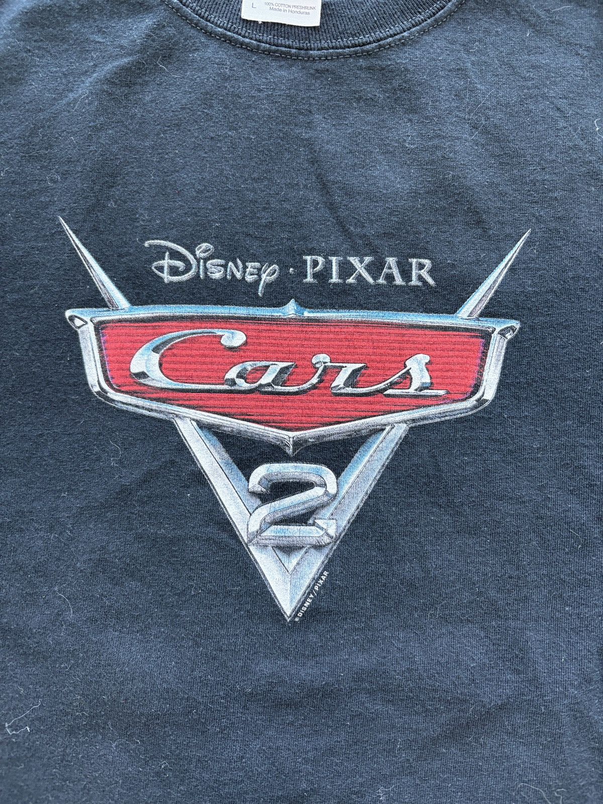Disney Vintage Y2K Cars 2 Promo Longsleeve Graphic Tee Size US L / EU 52-54 / 3 - 2 Thumbnail