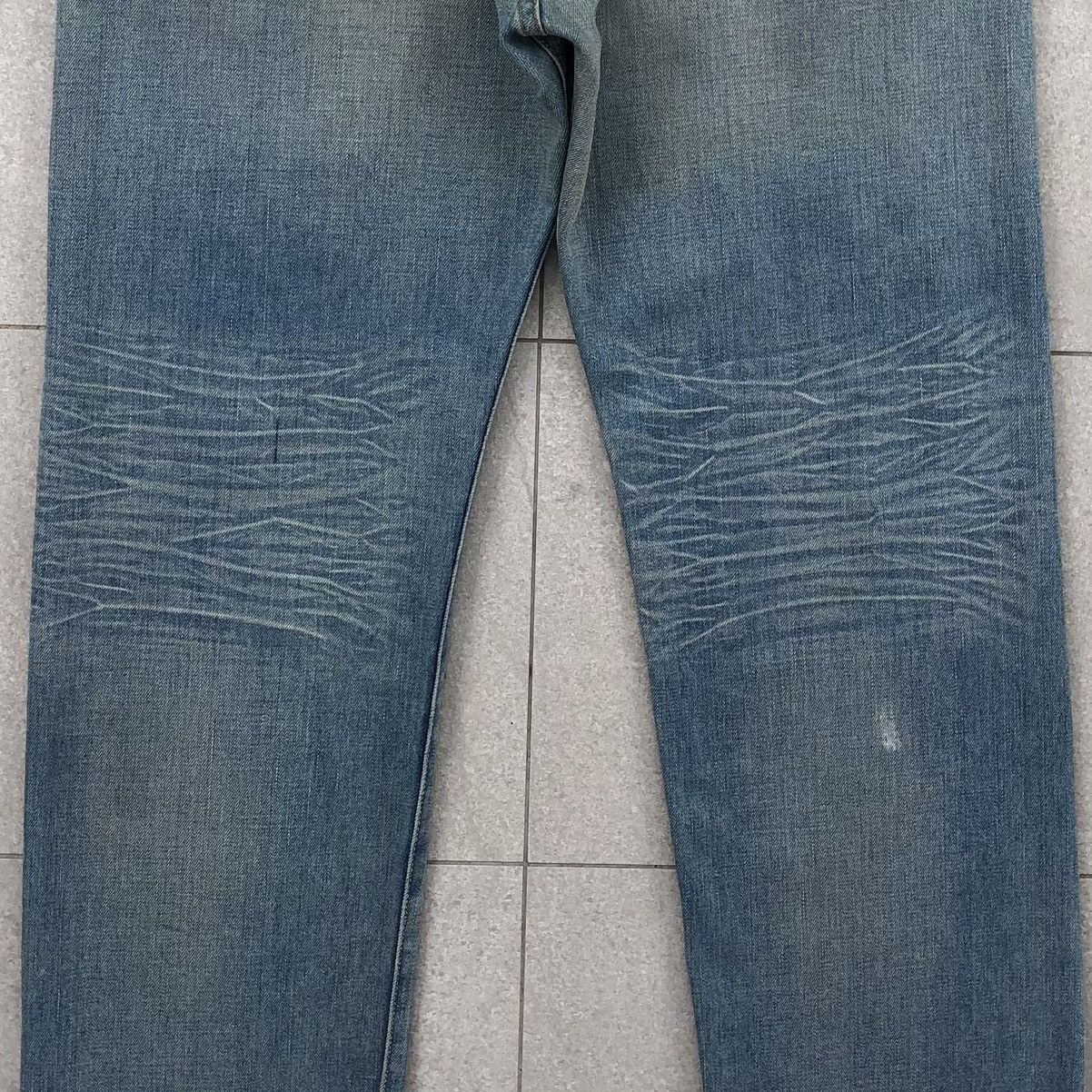 Levi's Vintage Clothing Vintage Levis 501 BigE Selvedge Redline Patchwork Denim Pant Size US 36 / EU 52 - 10 Thumbnail