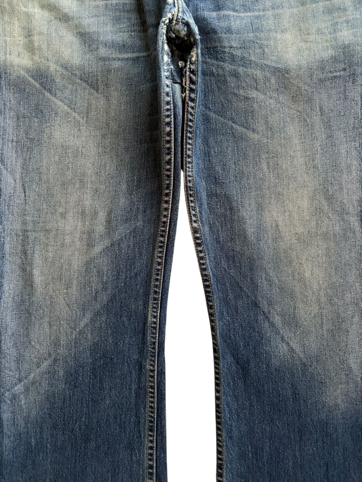Levi's Vintage 90s Levis 507 Mud Wash Distressed Bootcut Jeans Size US 35 - 5 Thumbnail