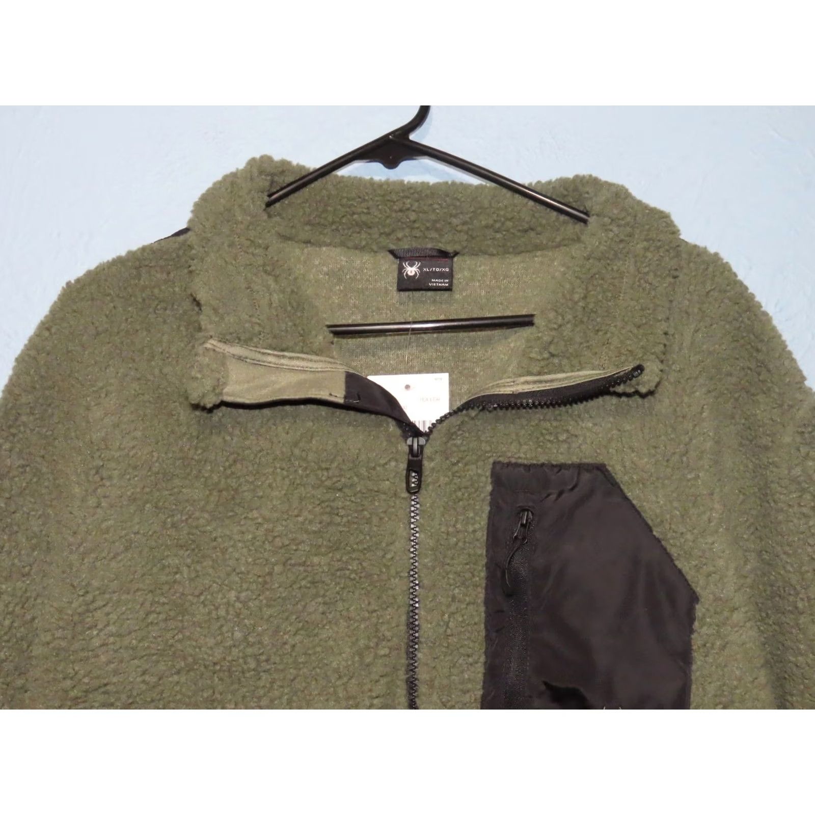 Spyder Spyder Jacket Green Fleece Bomber Full Zip Pockets Embroidered Logo Insulated All Seasons Adult Mens XL L? Size US L / EU 52-54 / 3 - 3 Thumbnail
