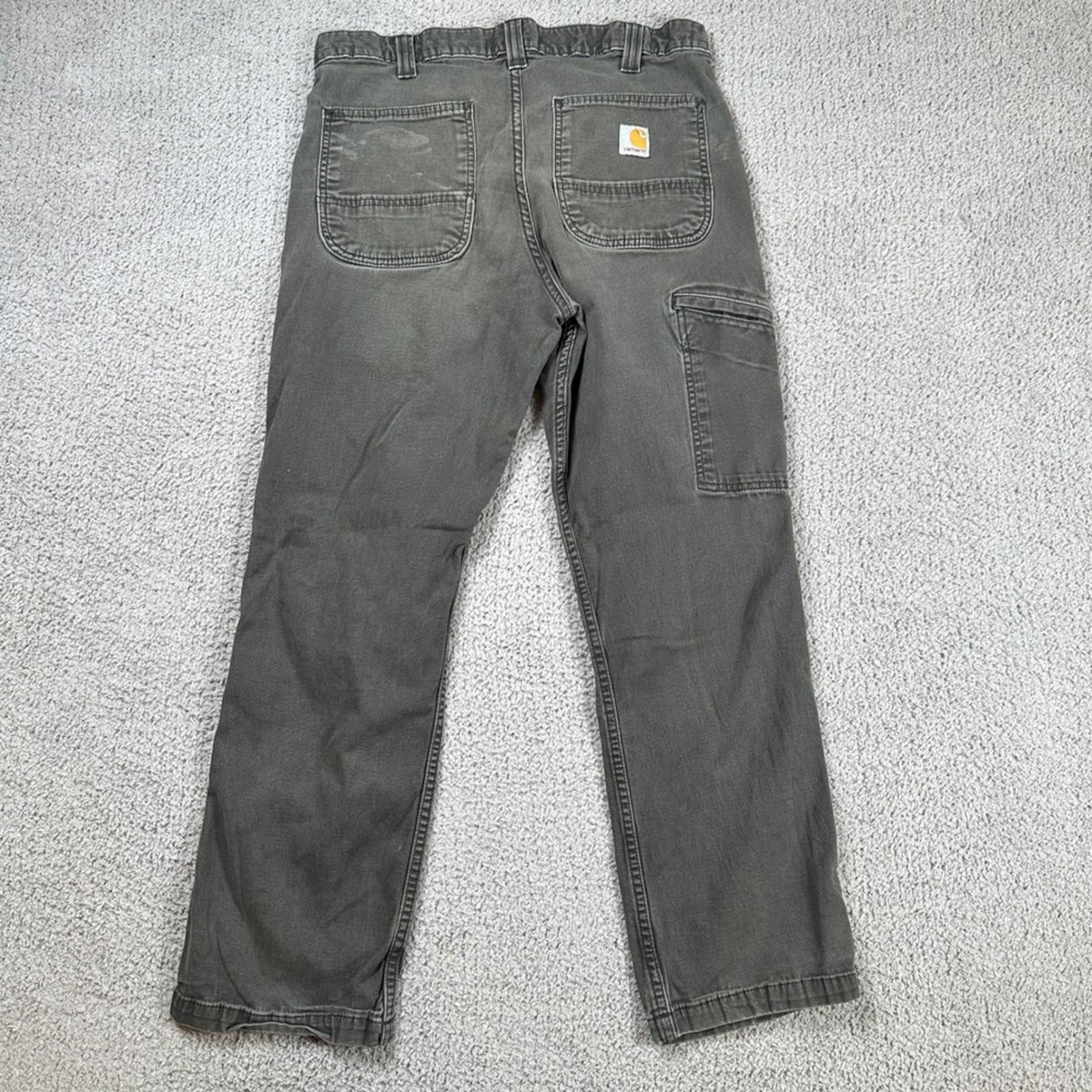 Carhartt Carhartt 102291-306 Relaxed Fit Utility Work Pants Men 33x30 Size US 33 - 2 Thumbnail