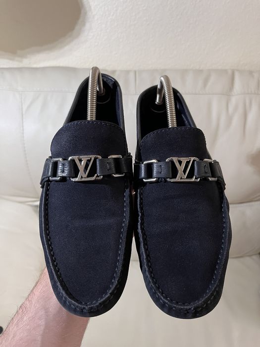 Louis Vuitton Louis Vuitton logo mocasins | Grailed