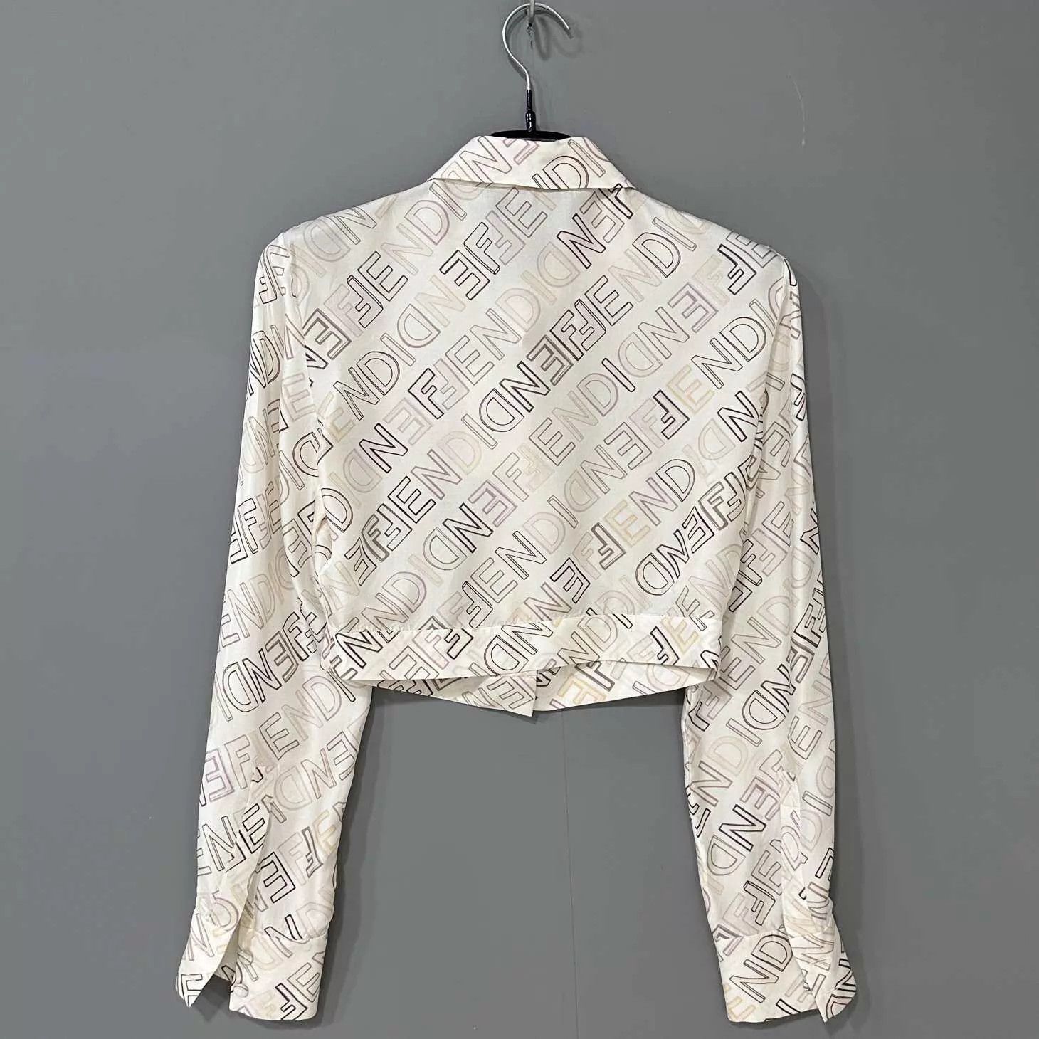 Fendi FENDI New All Over Print Silk Shirt Size 38 Size XS / US 0-2 / IT 36-38 - 3 Thumbnail