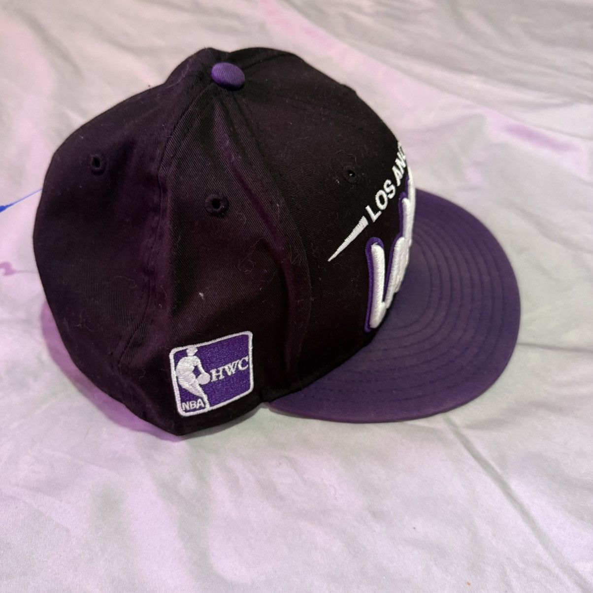 New Era LA Lakers Hardwood Classics Hat By New Era Adult Snapback Size ONE SIZE - 3 Thumbnail