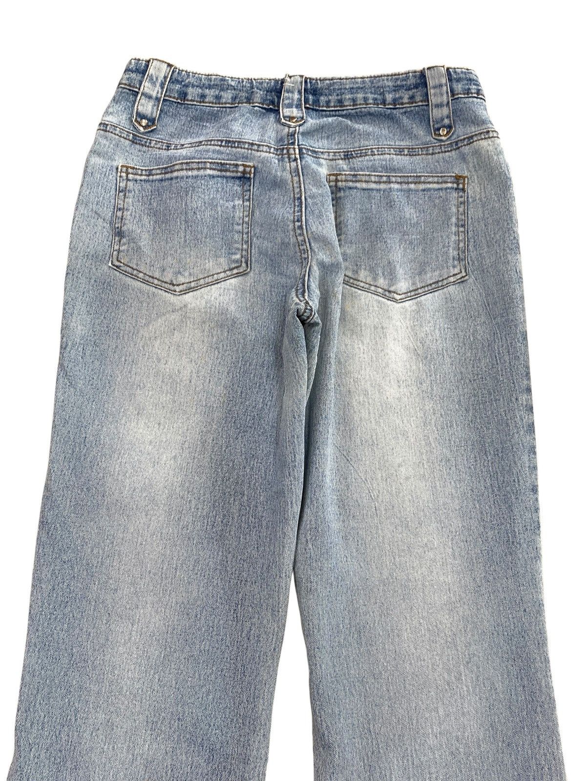 Japanese Brand Japanese Brand Acid Blue Wash Style Flare Jeans Size US 28 / EU 44 - 4 Thumbnail