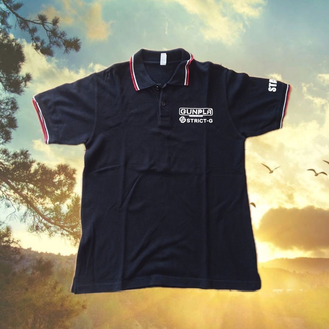 Anime Polo Shirt Gundam Gunpla Strict-G Anime Merch Size US M / EU 48-50 / 2 - 1 Thumbnail