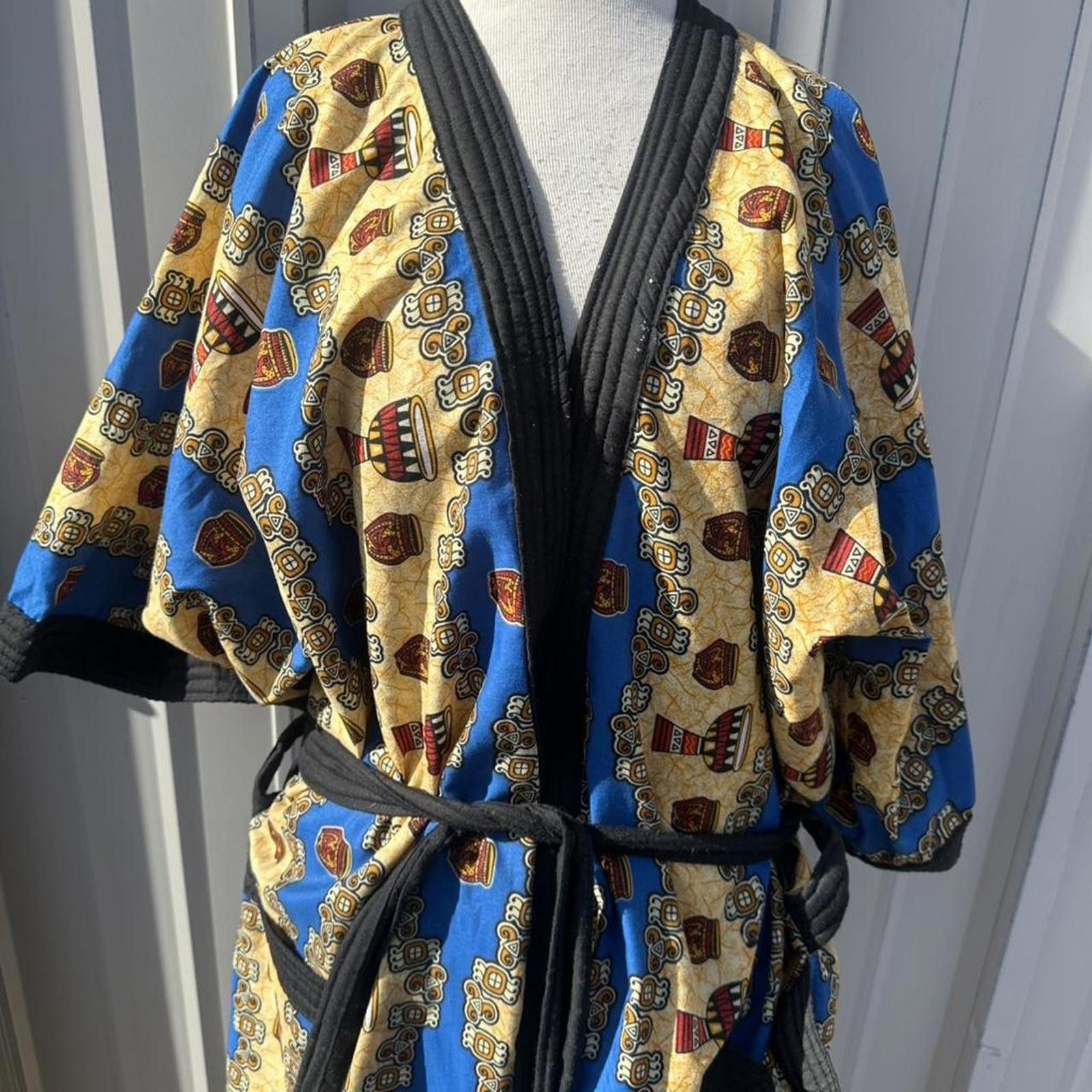 Other Multicoloured vintage robe with a relaxed fit, Size ONE SIZE - 2 Thumbnail