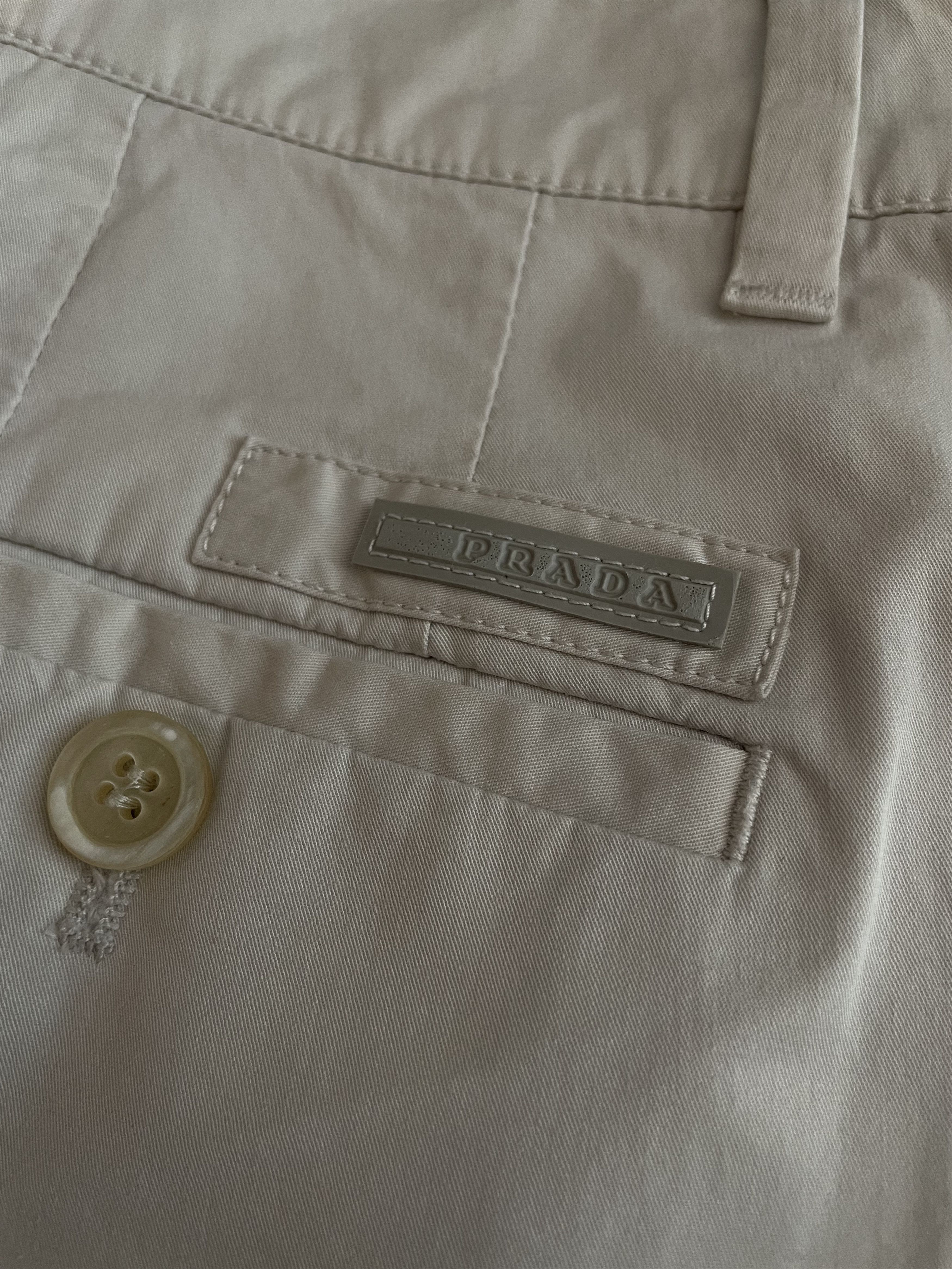 Prada Prada Y2K Vintage Silver Tab Luna Rossa Pants Size 34" / US 12 / IT 48 - 6 Thumbnail