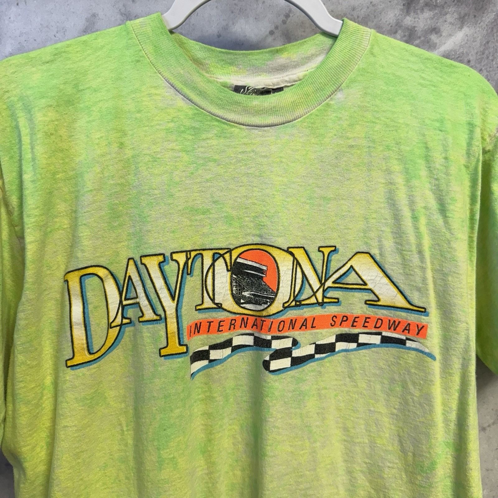 Vintage Vintage 90s Daytona International Speedway T Shirt Mens L Size US L / EU 52-54 / 3 - 1 Thumbnail