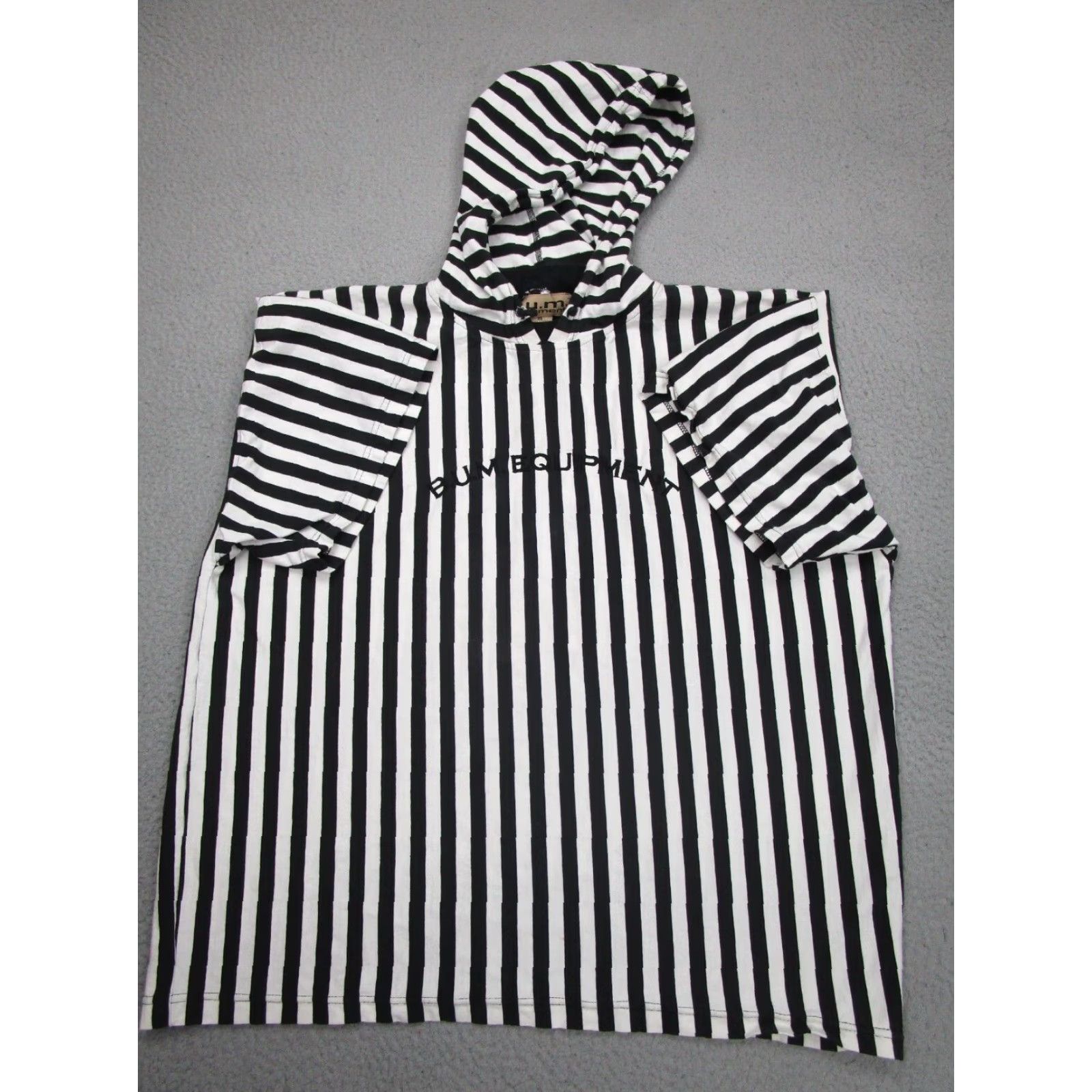 Vintage Beetlejuice 90s Mens XL Vintage Black White Striped Shirt Size US XL / EU 56 / 4 - 2 Thumbnail