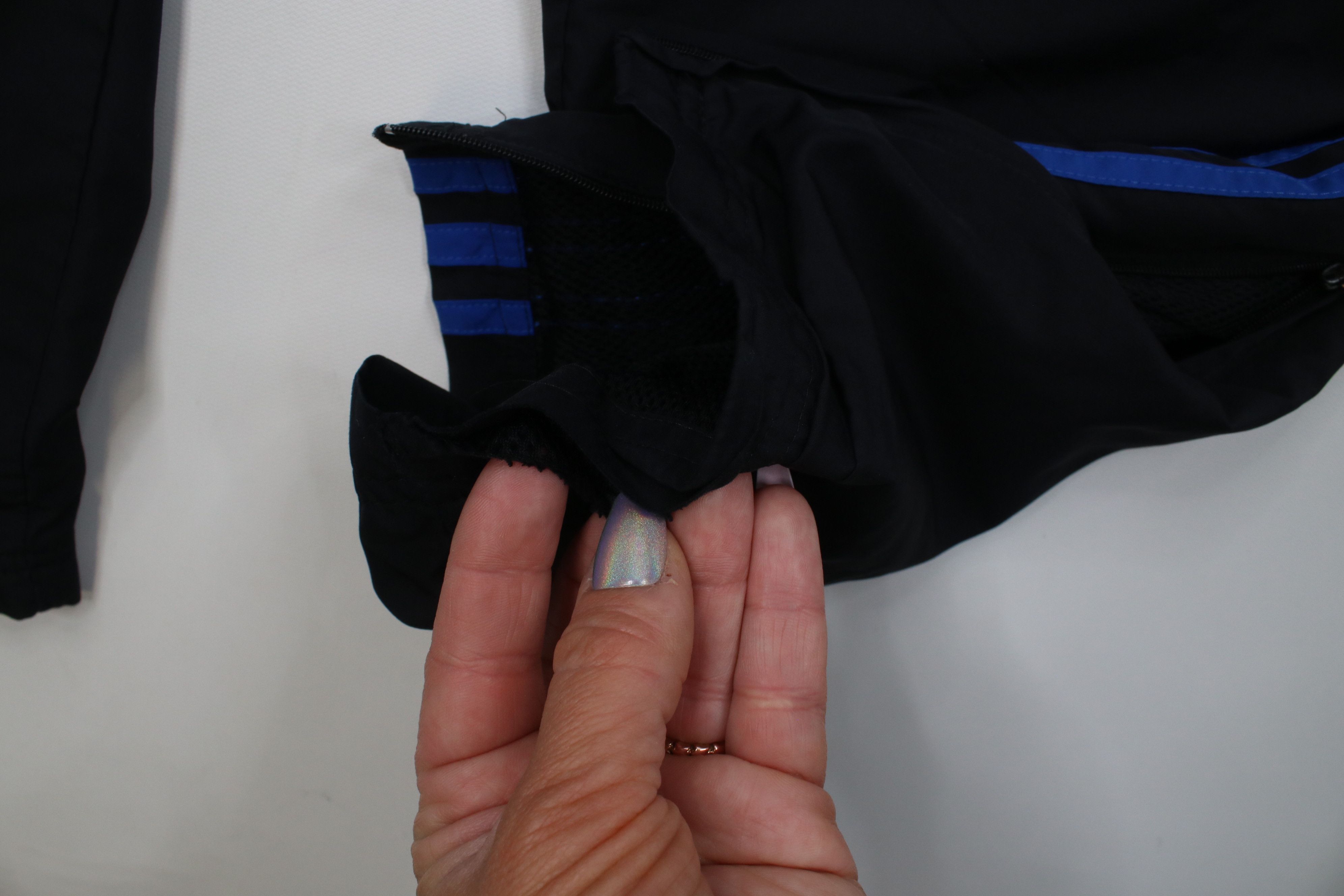 Adidas Vintage Y2K 2005 Adidas Lined Wide Leg Windbreaker Pants Size US 36 / EU 52 - 9 Thumbnail