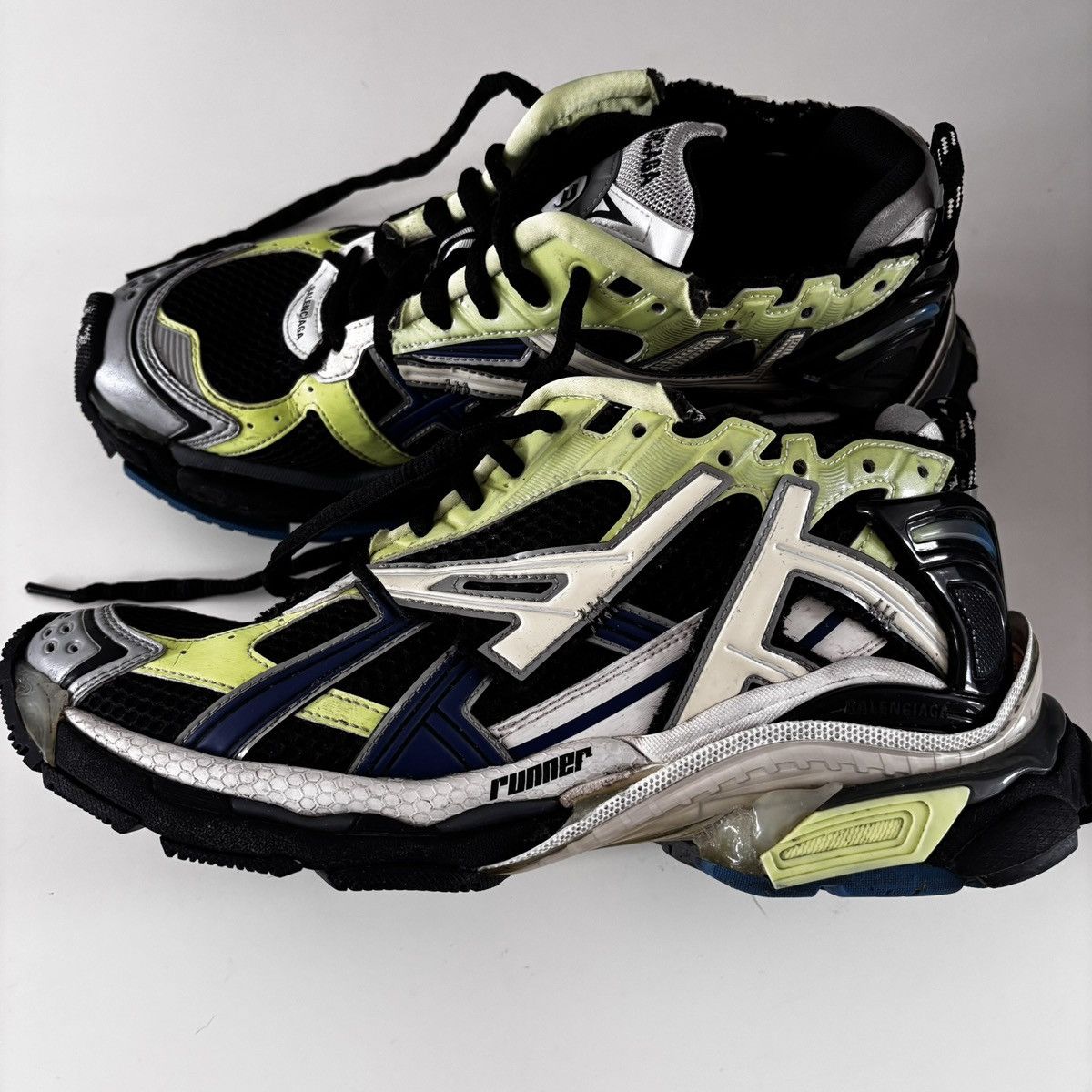 Balenciaga Balenciaga Track Sneaker Yellow Silver US 10 Size US 9 / EU 42 - 3 Thumbnail