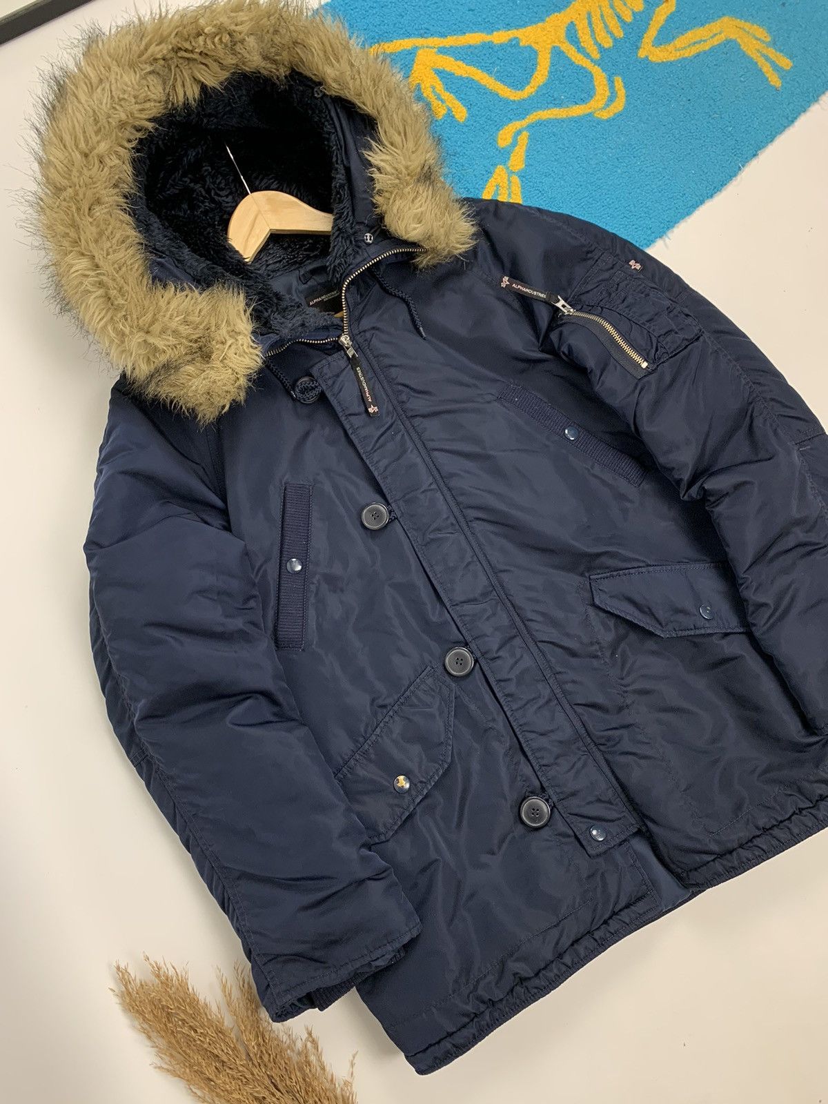 Alpha Industries × Vintage Vintage Alpha Industries Wmn’s Parka Jacket Size XL / US 12-14 / IT 48-50 - 5 Thumbnail