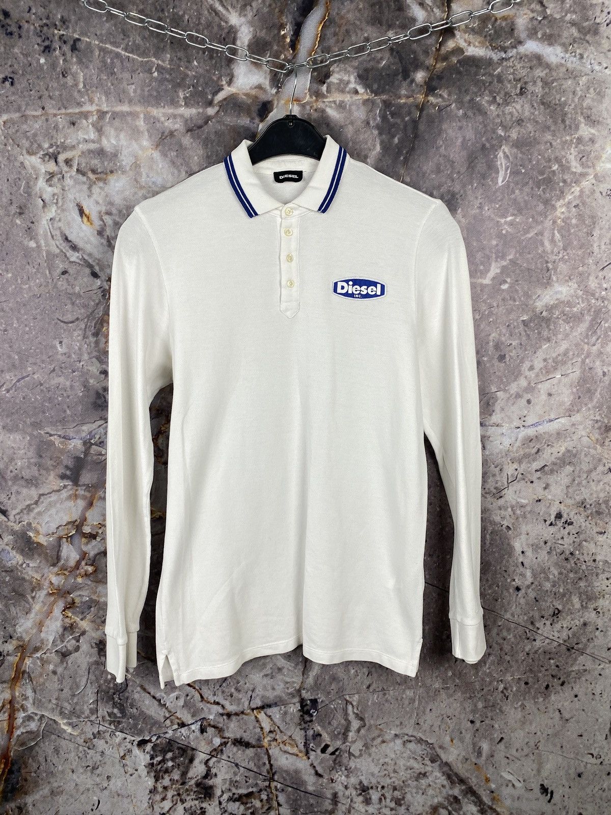 Diesel Women’s Diesel Polo Long Sleeve Streetwear Size 16 Size XXL / US 16-18 / IT 52-54 - 1 Thumbnail