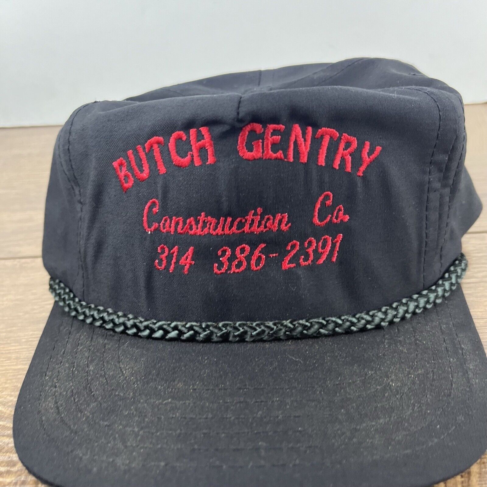 Other Butch Gentry Construction Hat Black Adjustable Hat Black Adu Size ONE SIZE - 6 Thumbnail