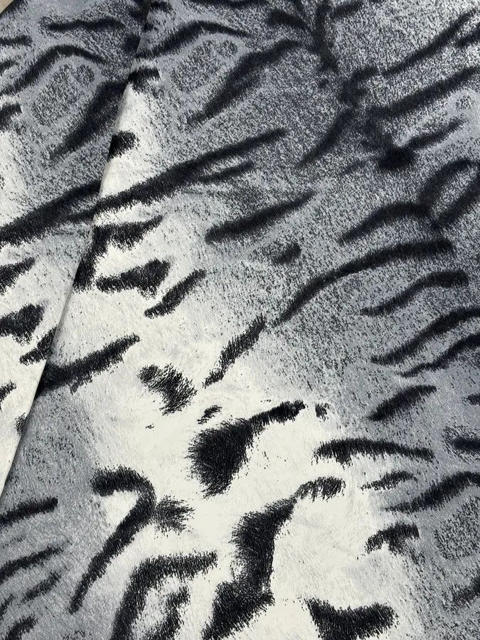 Roberto Cavalli Roberto Cavalli Grey Abstract Zebra Savage Print Longsleeve Size US S / EU 44-46 / 1 - 8 Thumbnail