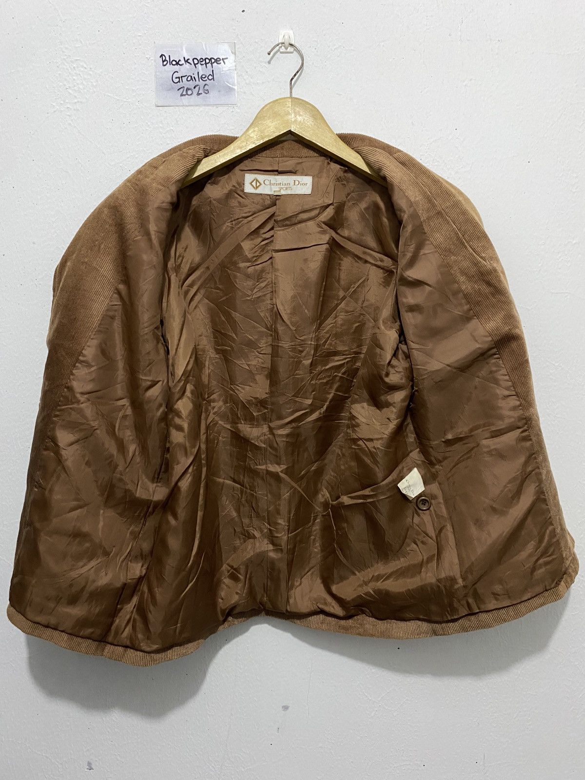 Dior Vintage Christian Dior Sports Curduroy Blazer Size US S / EU 44-46 / 1 - 5 Thumbnail