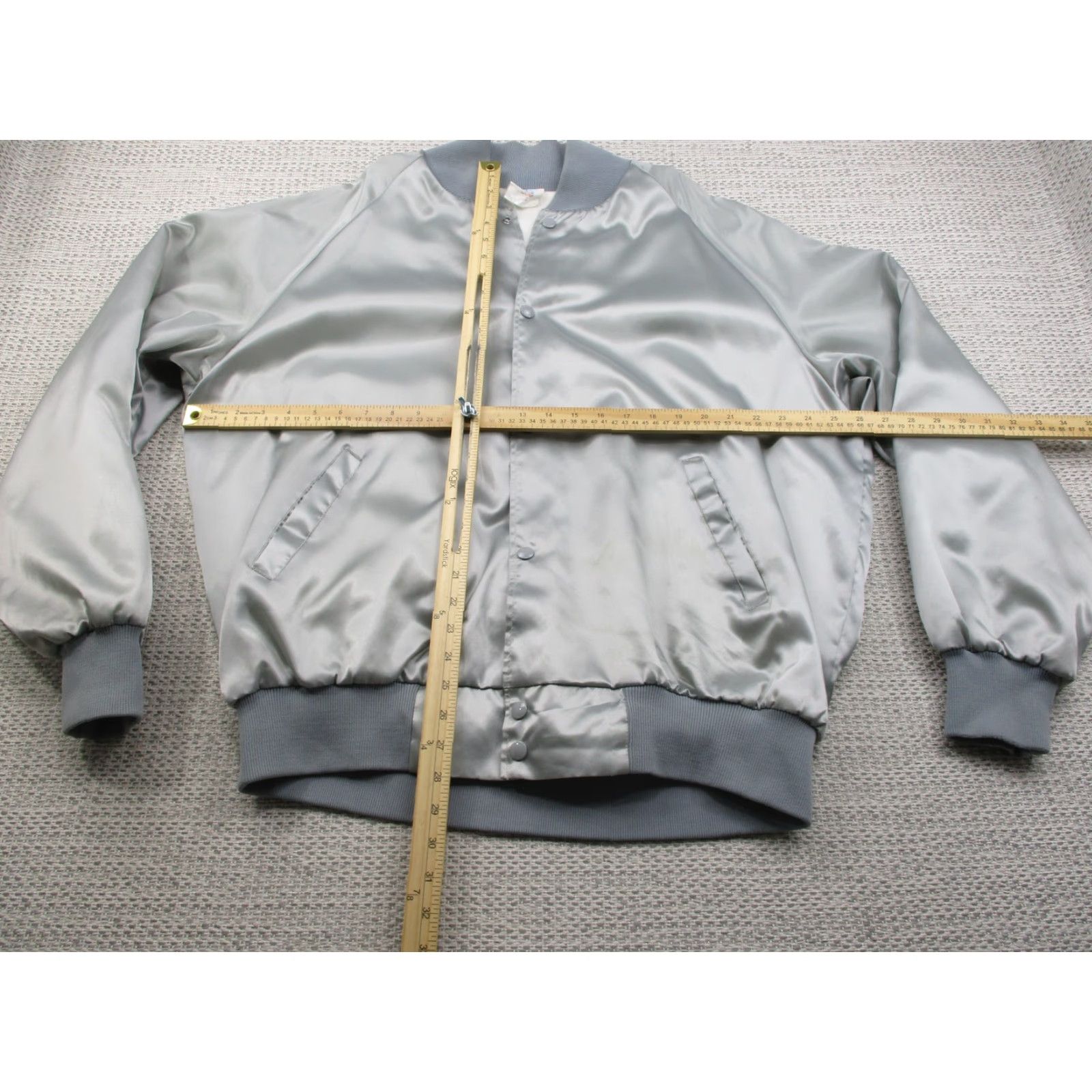 Vintage VINTAGE Westark Jacket Mens 2XL Gray Relics & Rods Lake Havasu Car Club Satin 80s Size US XXL / EU 58 / 5 - 6 Thumbnail