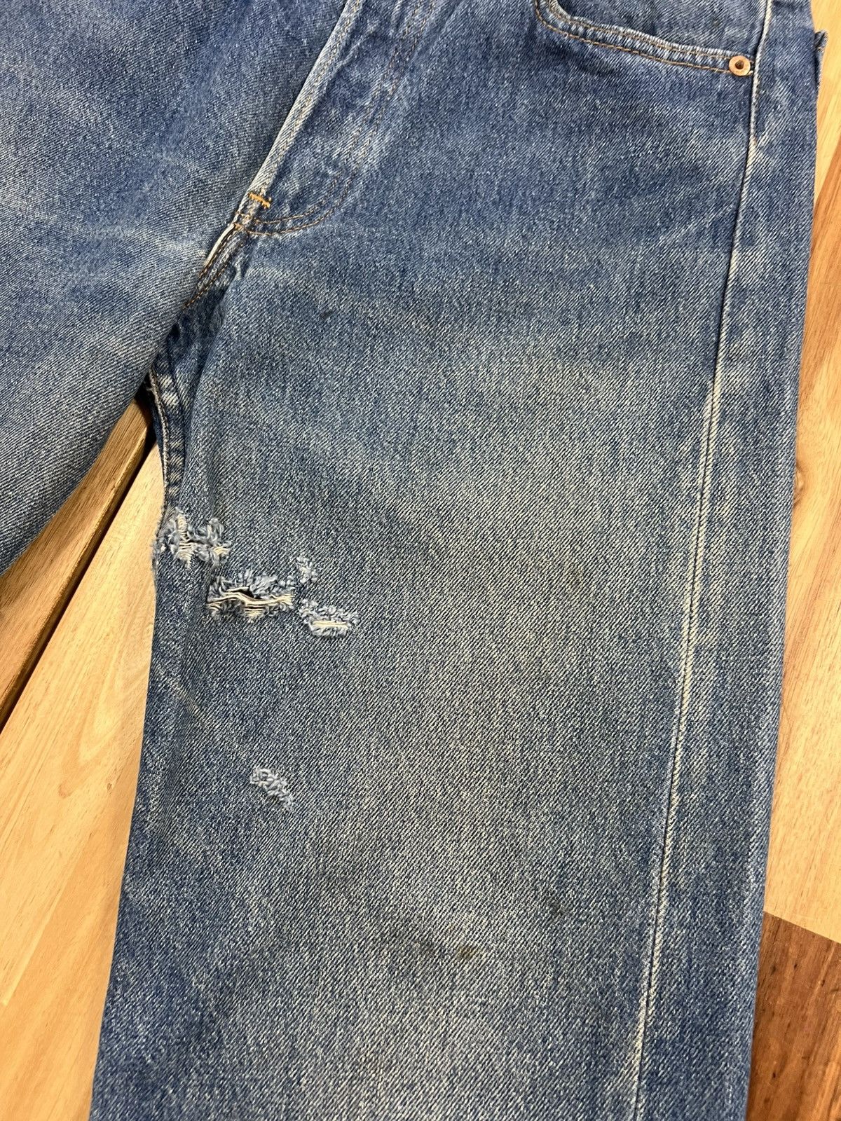 Levi's Vintage 90’s Levis 501XX Small e Non Selvedge Denim Jeans Size US 29 - 5 Thumbnail