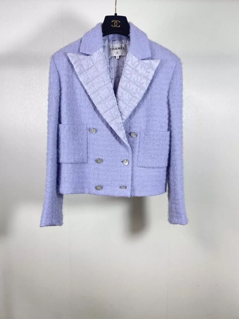 Chanel Chanel 21 autumn and winter ready-to-wear catwalk purple do Size S / US 4 / IT 40 - 1 Thumbnail