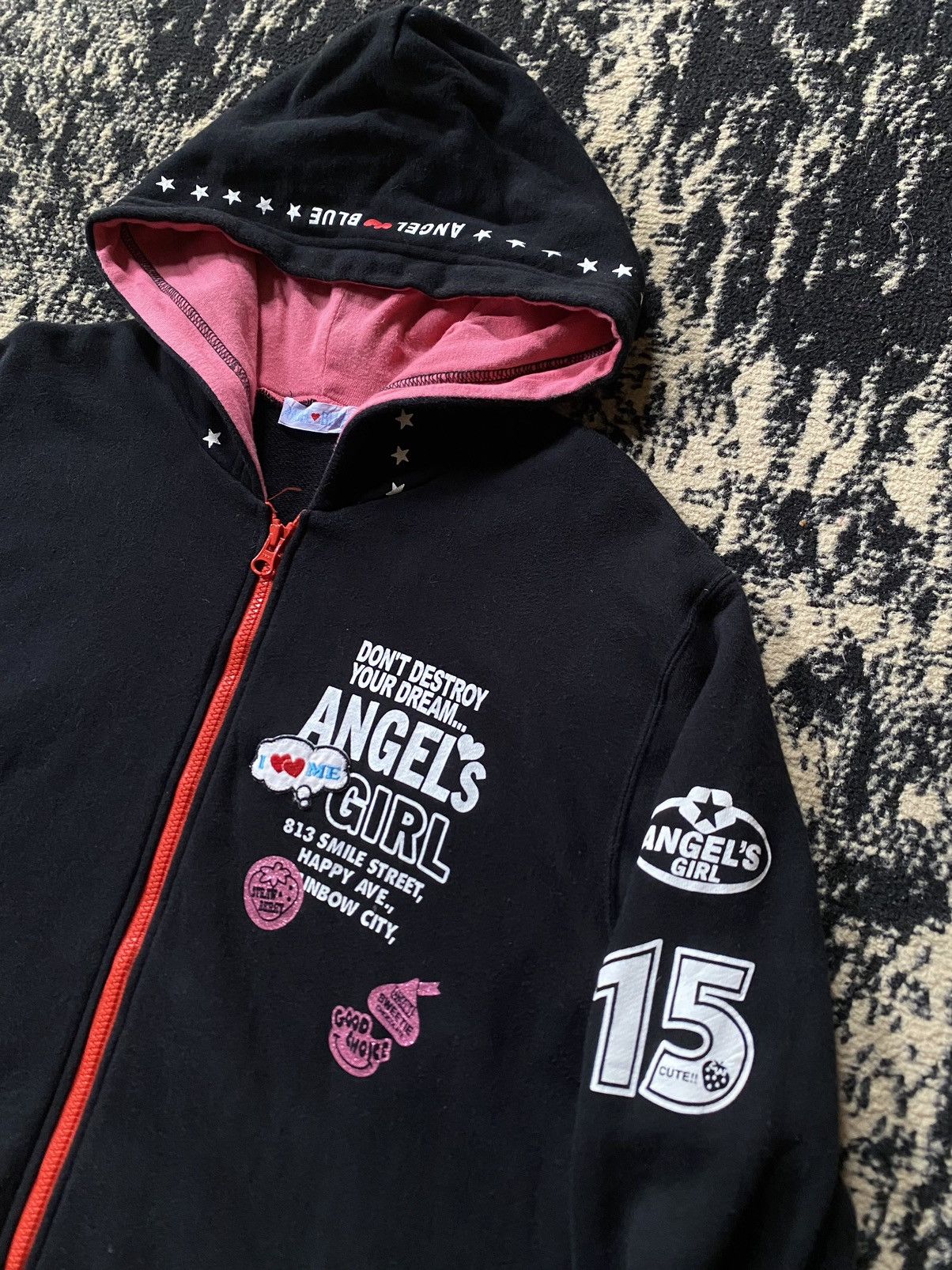 Hysteric Glamour 2000s Angel Blue Pacthes Angel’s girl Size US L / EU 52-54 / 3 - 3 Thumbnail