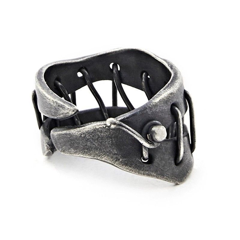 Jewelry Dark Jewelry Rings Open Size Chrome Ring (Size 7-13) Size ONE SIZE - 2 Thumbnail