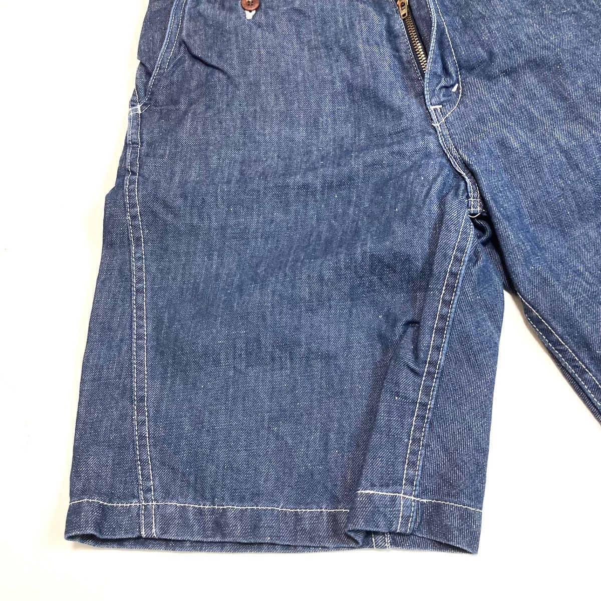 Comme des Garcons Shorts Denim Zip Fly Half Pants Navy Size US 27 - 8 Thumbnail