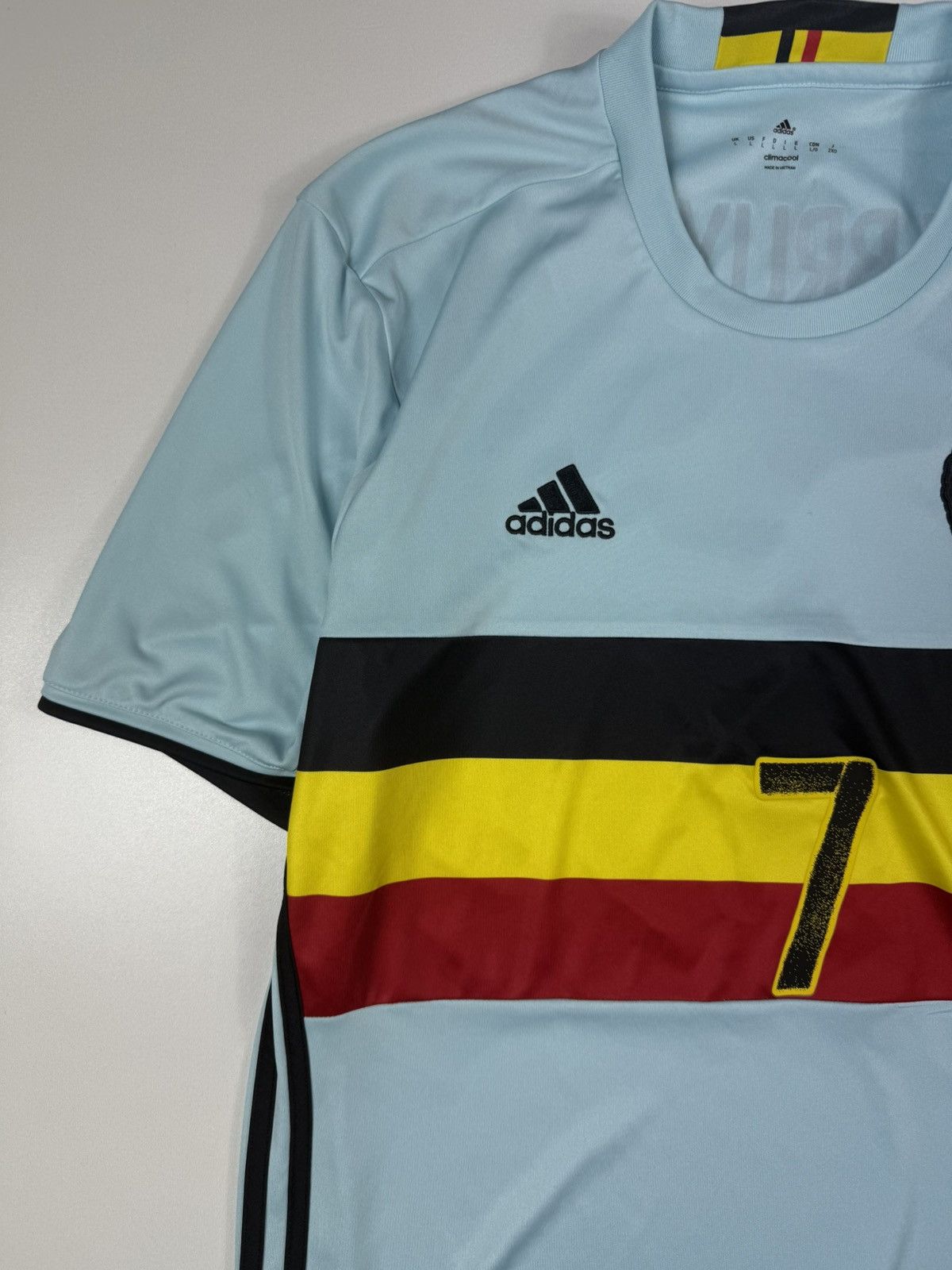Adidas Adidas Belgium Away Jersey 2015/16 Kevin De Bruyne #7 Size US L / EU 52-54 / 3 - 4 Thumbnail