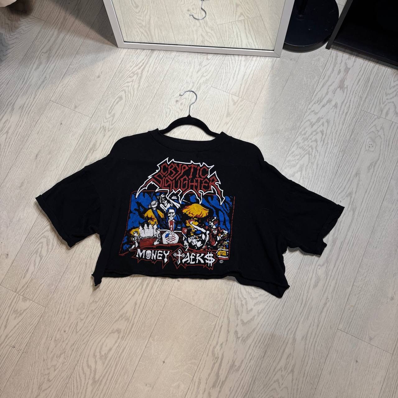 Other Women’s Cryptic Slaughter Money Talks 1987 T-shirt Size:XL Size XL / US 12-14 / IT 48-50 - 1 Thumbnail