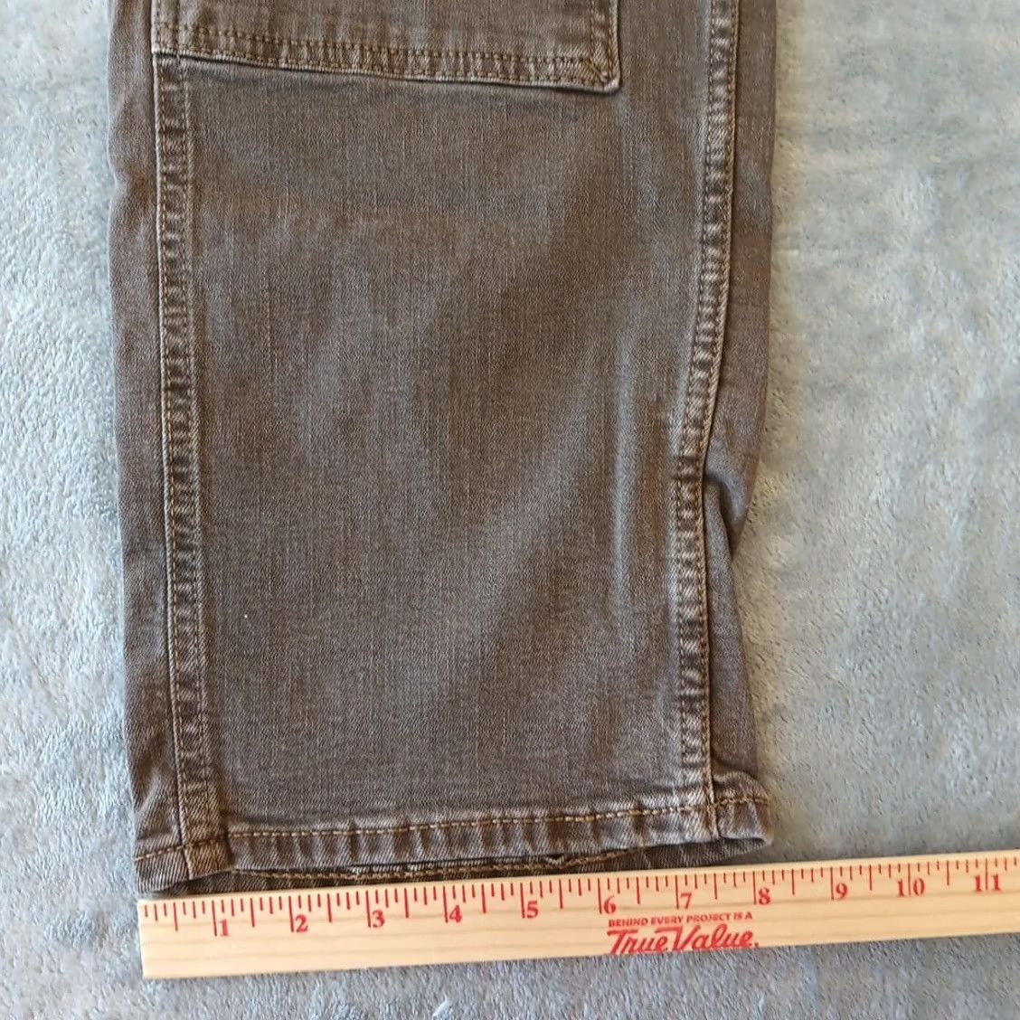 Old Navy Old Navy Pants Mens 36x28 Brown Canvas Carpenter Workwear Pants Straight Leg Size US 38 / EU 54 - 5 Thumbnail