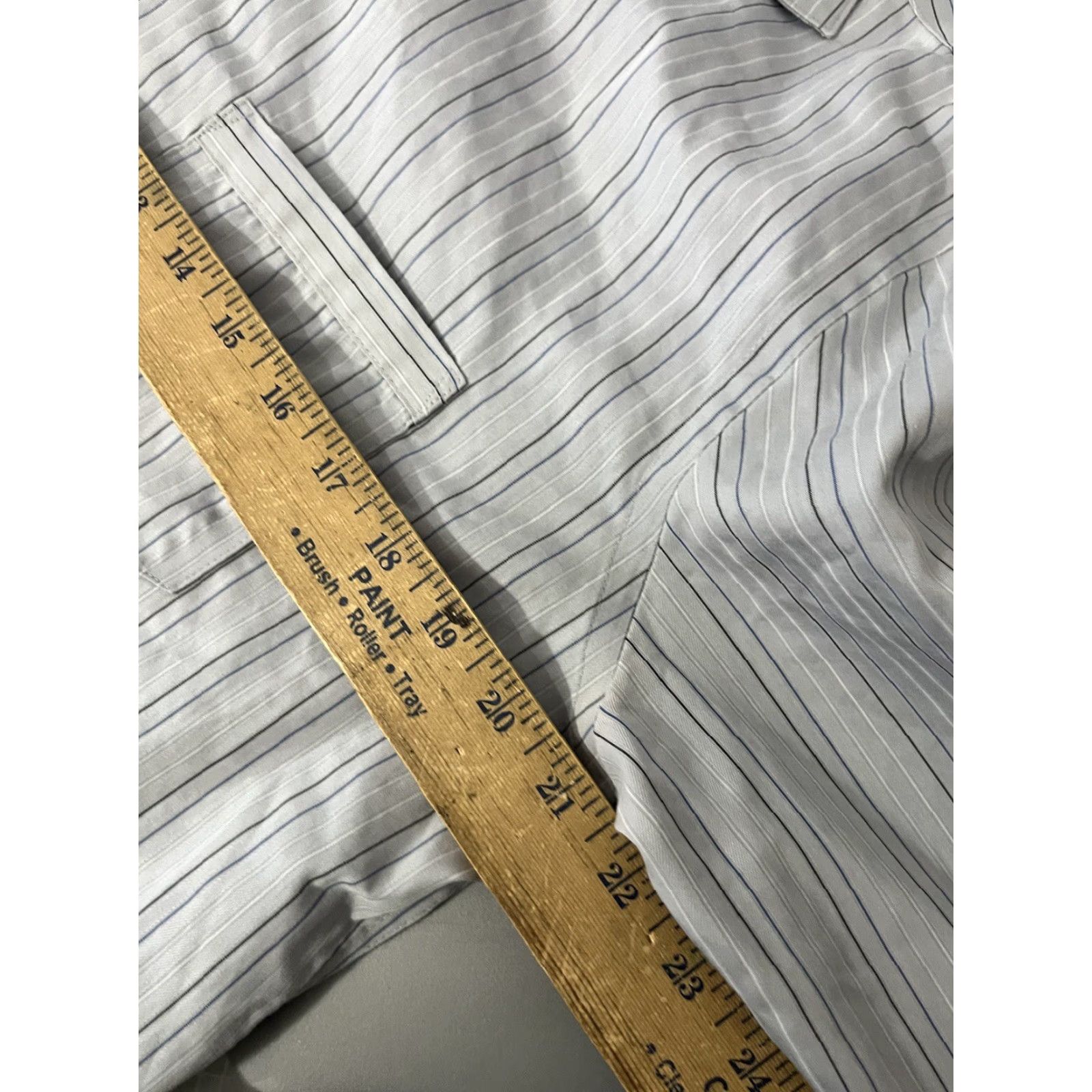 Kenneth Cole VINTAGE Kenneth Cole Shirt Mens 16 Blue Striped Non Iron Slim Fit Button-Up Shirt Mens 16 Blue Striped Non Iron Slim Fit Button-Up Size US L / EU 52-54 / 3 - 5 Thumbnail