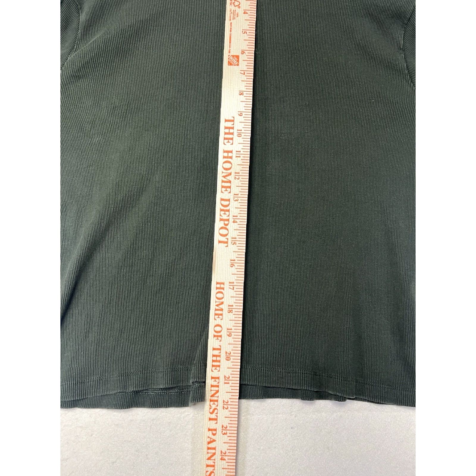 Ralph Lauren VINTAGE Polo Ralph Lauren Sweater Women 1X Green 1/4 Zip Knit Suede Elbow Patches Shirt Size XL / US 12-14 / IT 48-50 - 4 Thumbnail