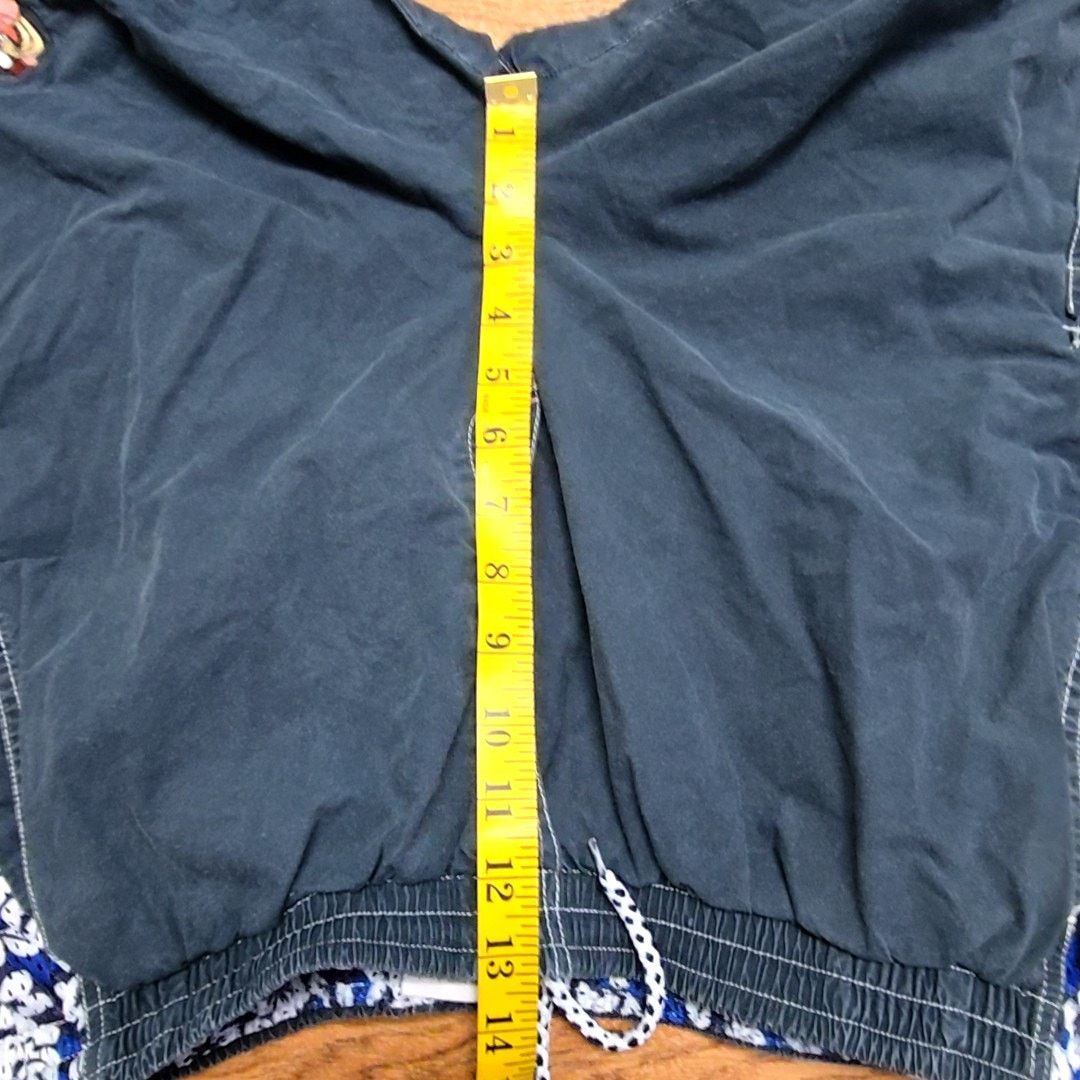 Vintage Vintage Looney Tunes Taz Swim Shorts Blue Cartoon L Size US 33 - 9 Thumbnail