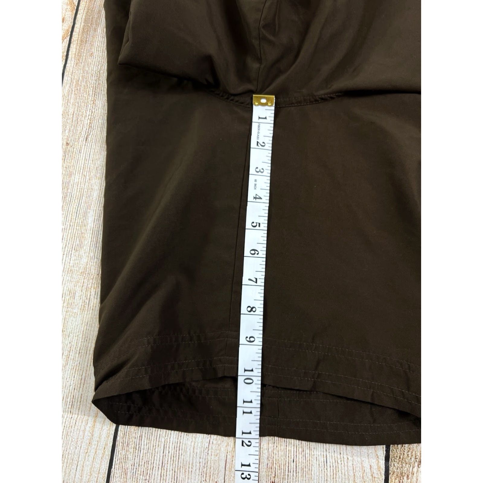 Puma PUMA Mens Board Shorts XL Brown Swim Trunk Y2K Beach Logo Bottoms Size US 36 / EU 52 - 7 Thumbnail