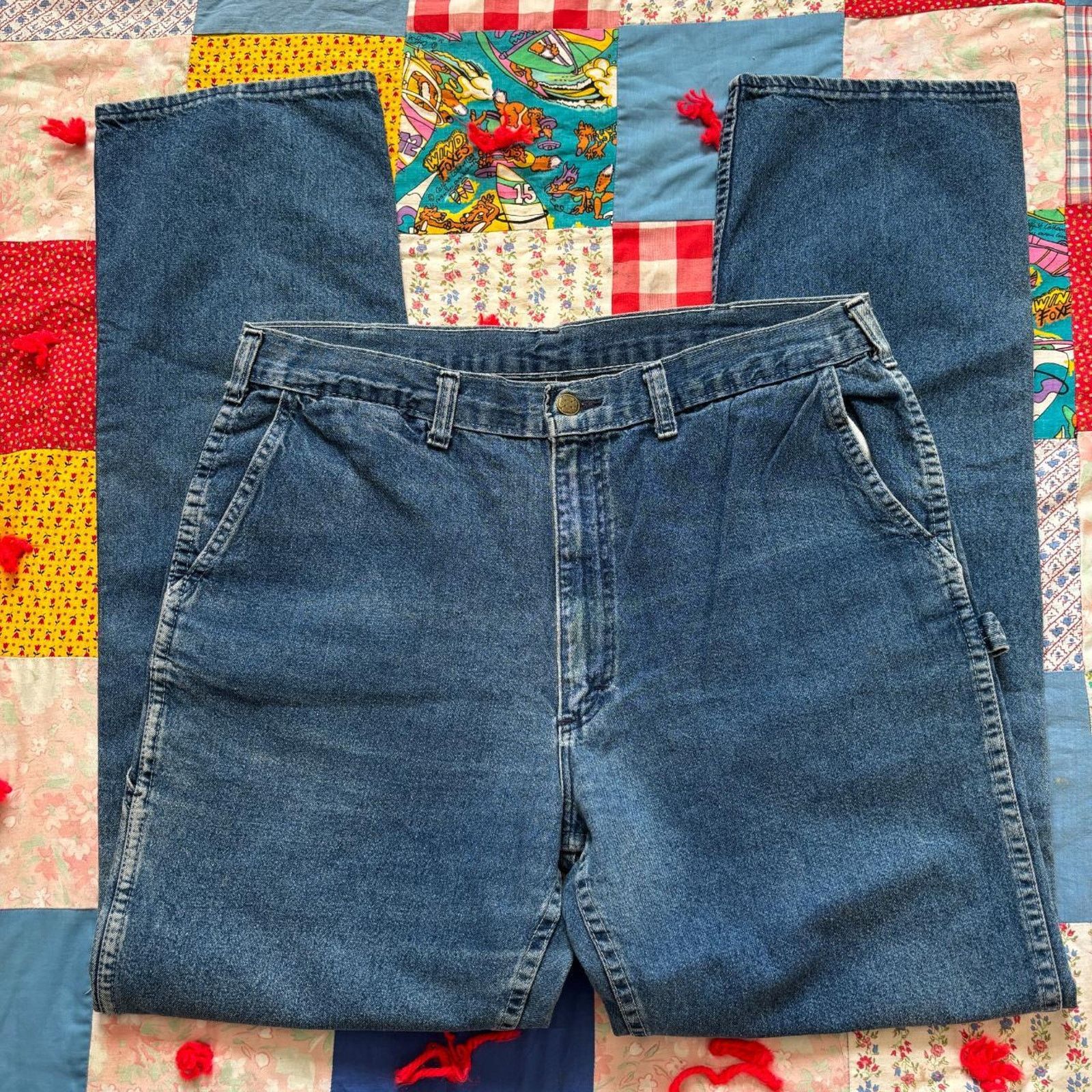 Oshkosh × Vintage True vintage 60s 70s oshkosh mens classic blue jeans 34x32.5 Size US 34 / EU 50 - 3 Thumbnail