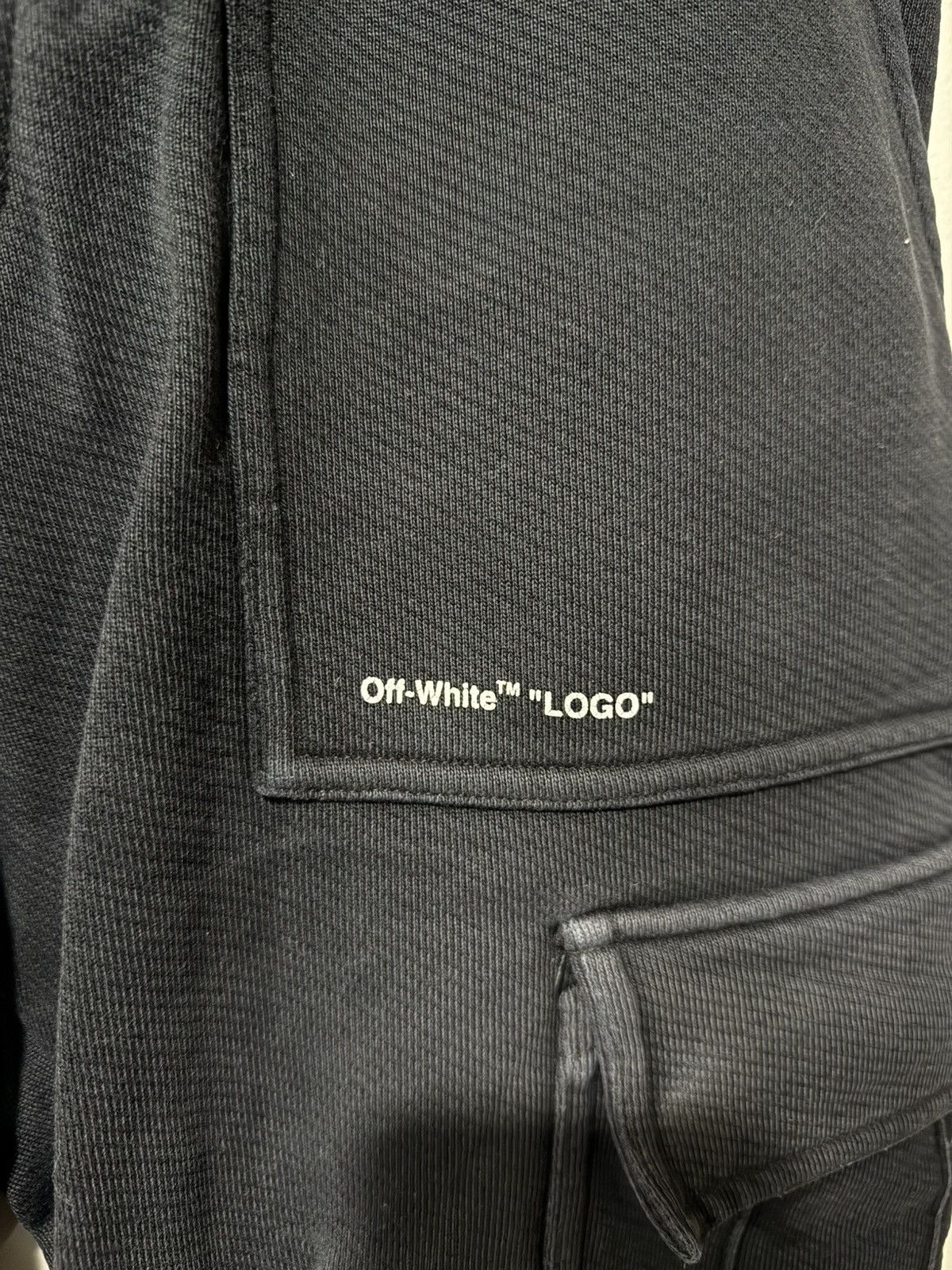 Off-White Off-White Cargo Sweatpants Size US 32 / EU 48 - 3 Thumbnail