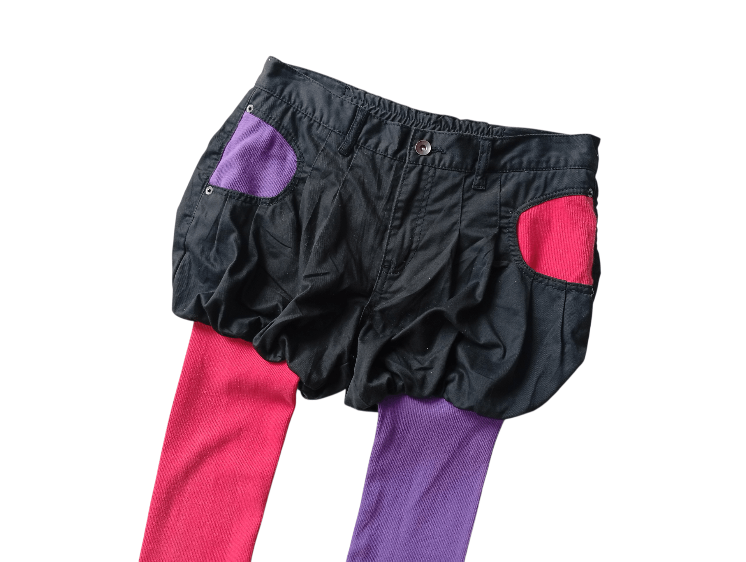 20471120 Funky Fruits circus clown pants Size US 29 - 4 Thumbnail