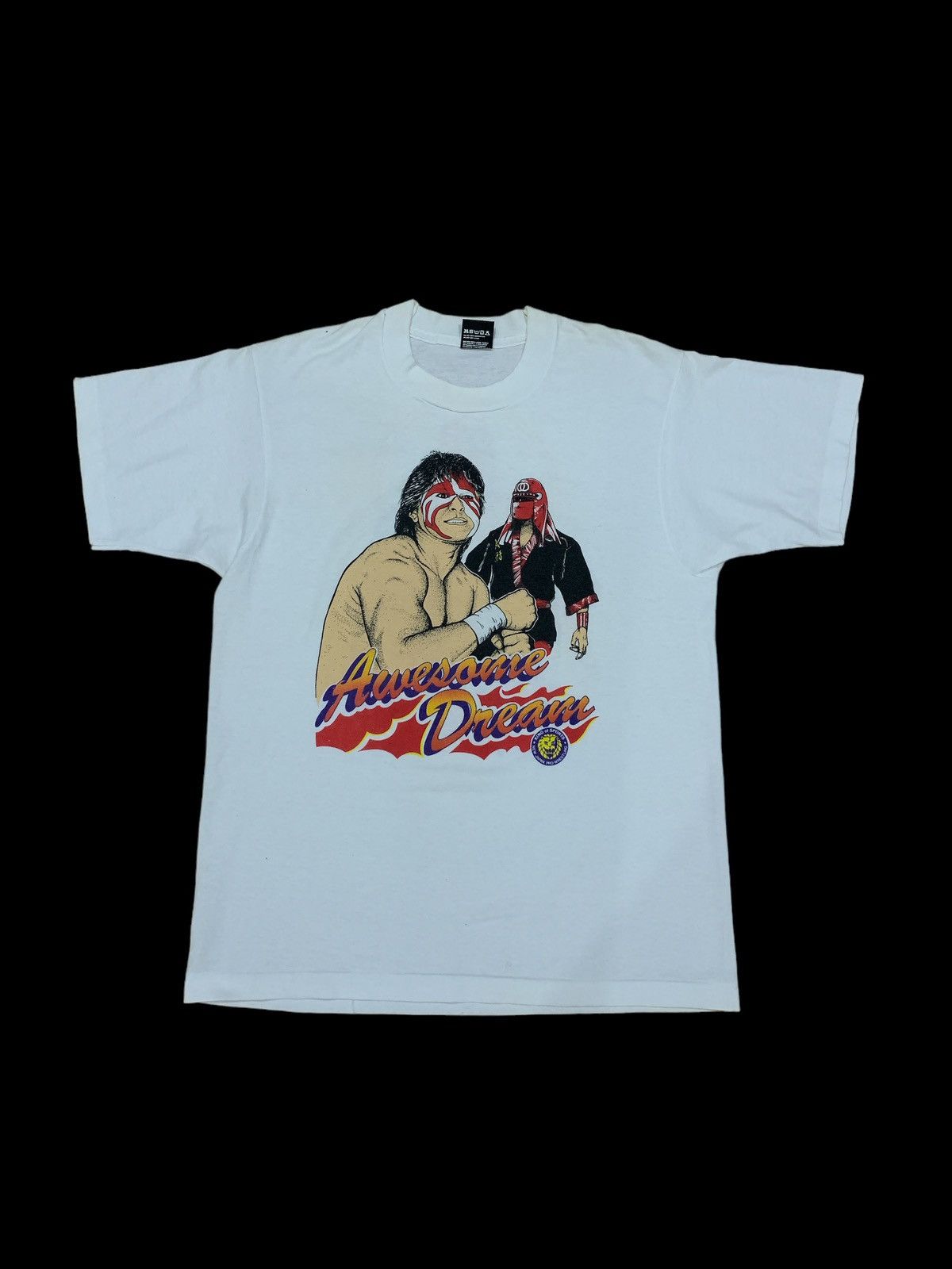 Japanese Brand 90s GREAT MUTA NEW JAPAN PRO WRESTLING SHIRT WWF WWE Size US L / EU 52-54 / 3 - 1 Thumbnail